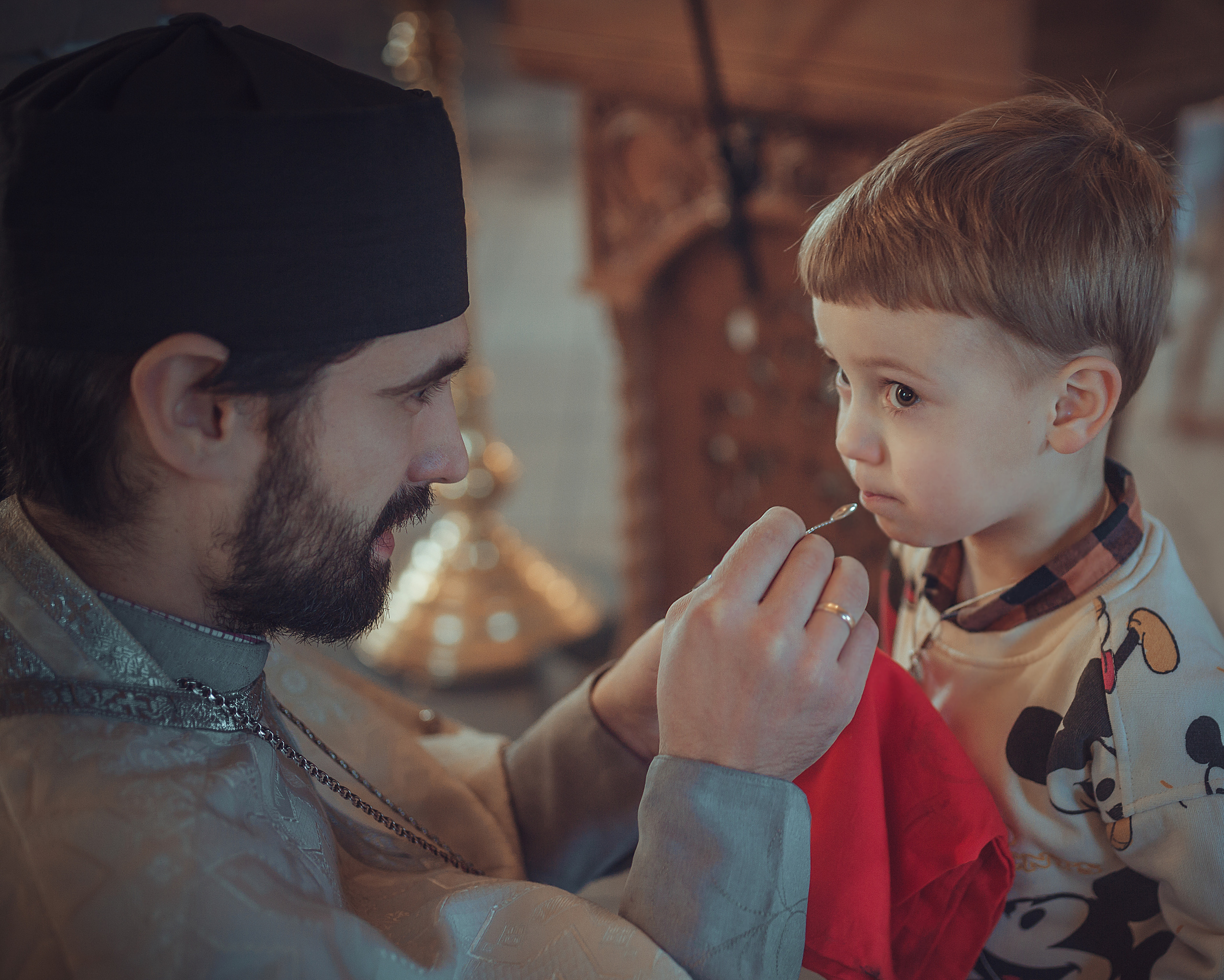 Крещение Матвея. Семейный фотограф в Москве Натали Момот