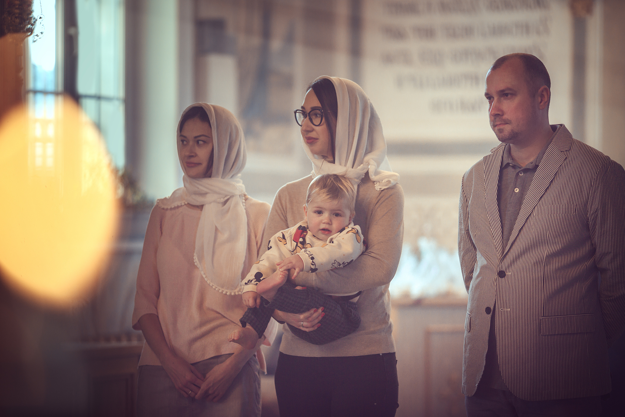 Крещение Матвея. Семейный фотограф в Москве Натали Момот