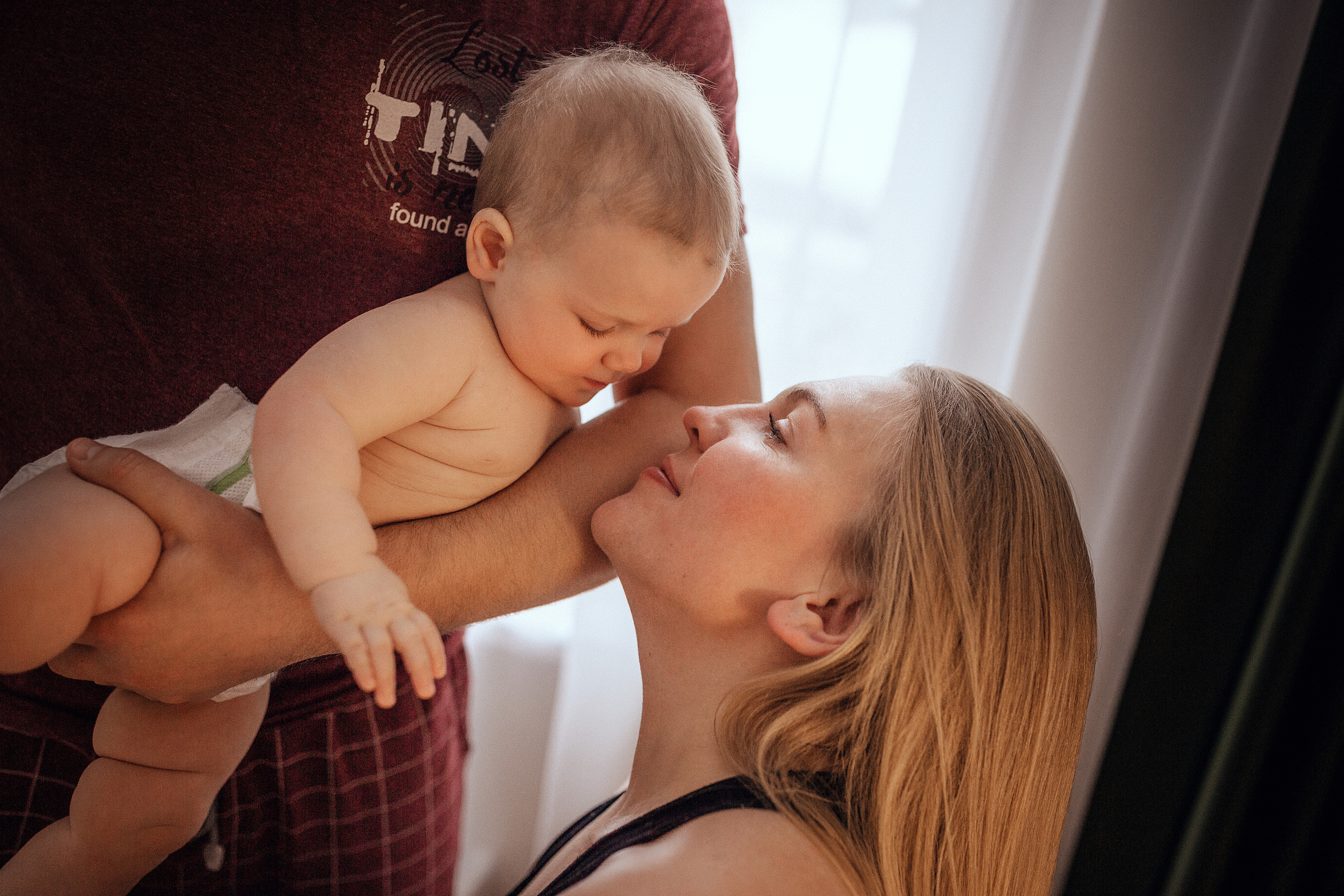 Варя, мама Лена, папа Коля. Семейный фотограф в Москве Натали Момот