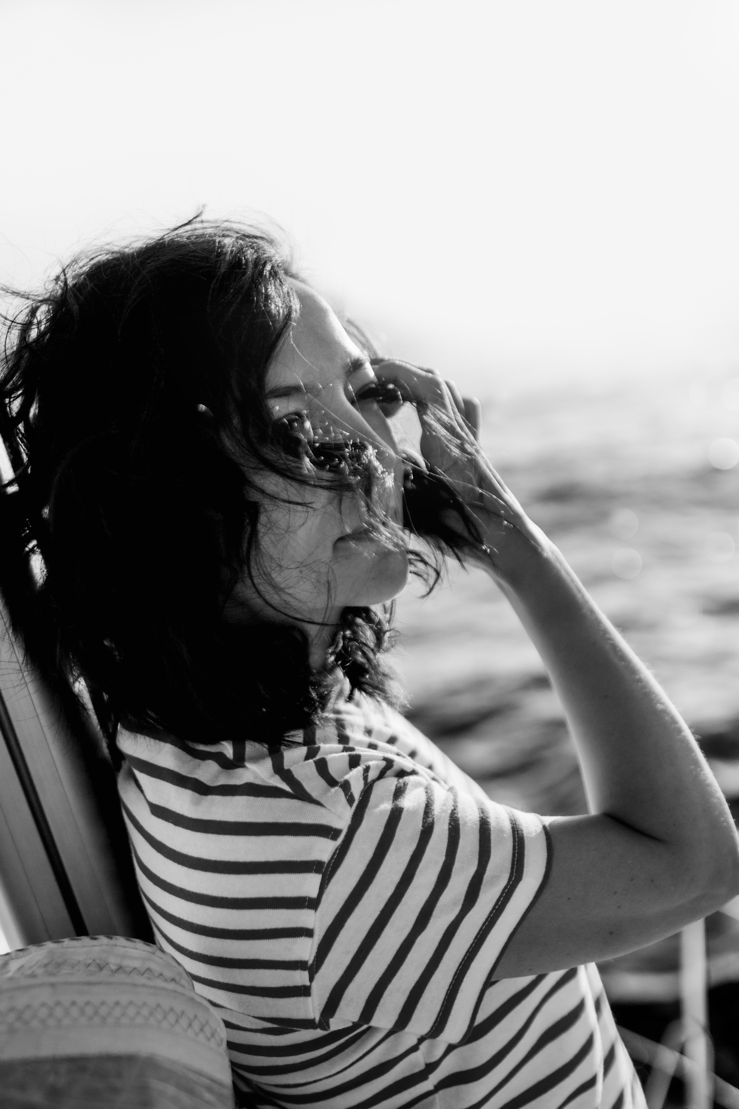 Прогулка с Олесей на яхте. Семейный фотограф в Москве Натали Момот