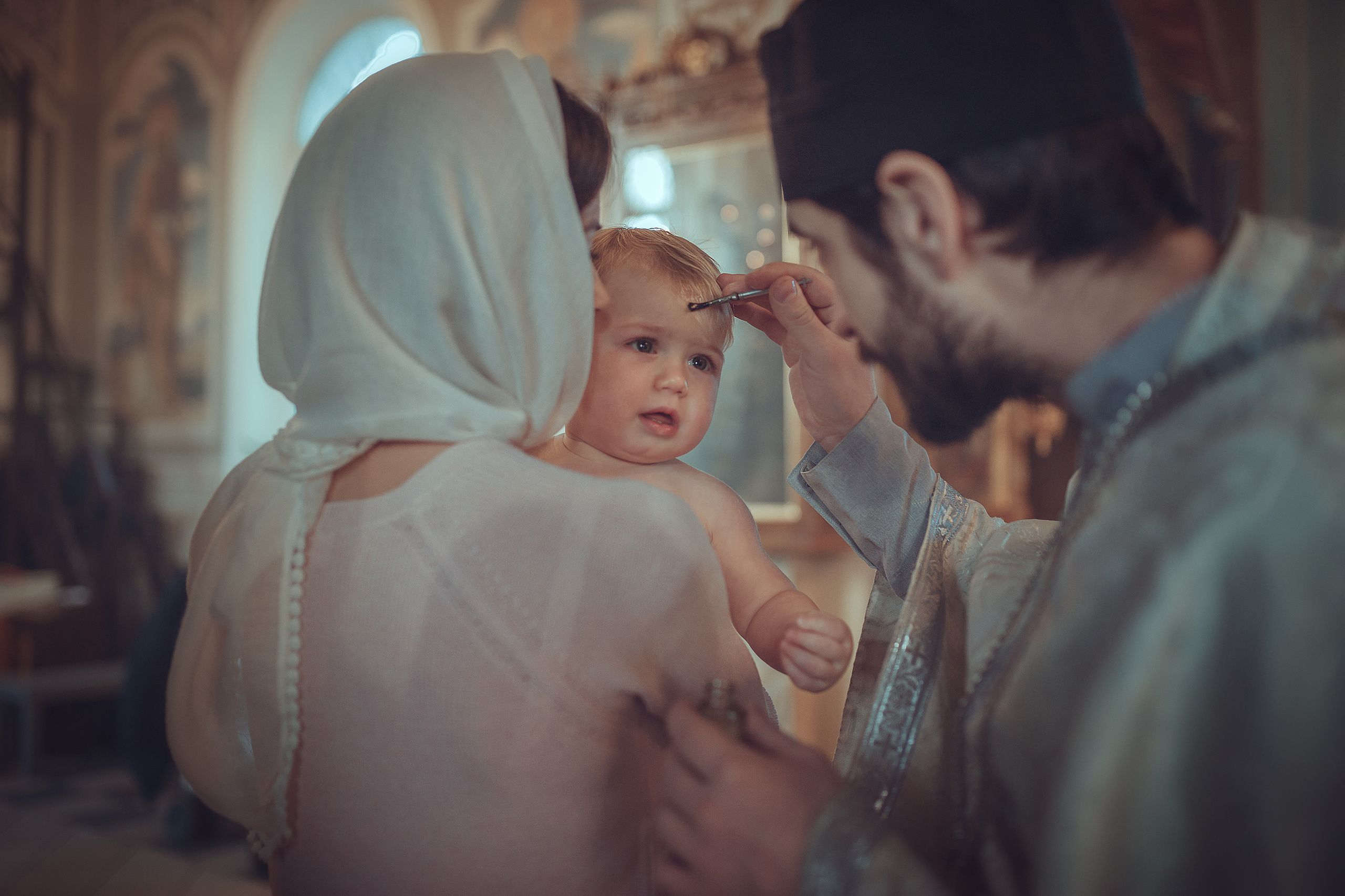 Крещение Матвея. Семейный фотограф в Москве Натали Момот