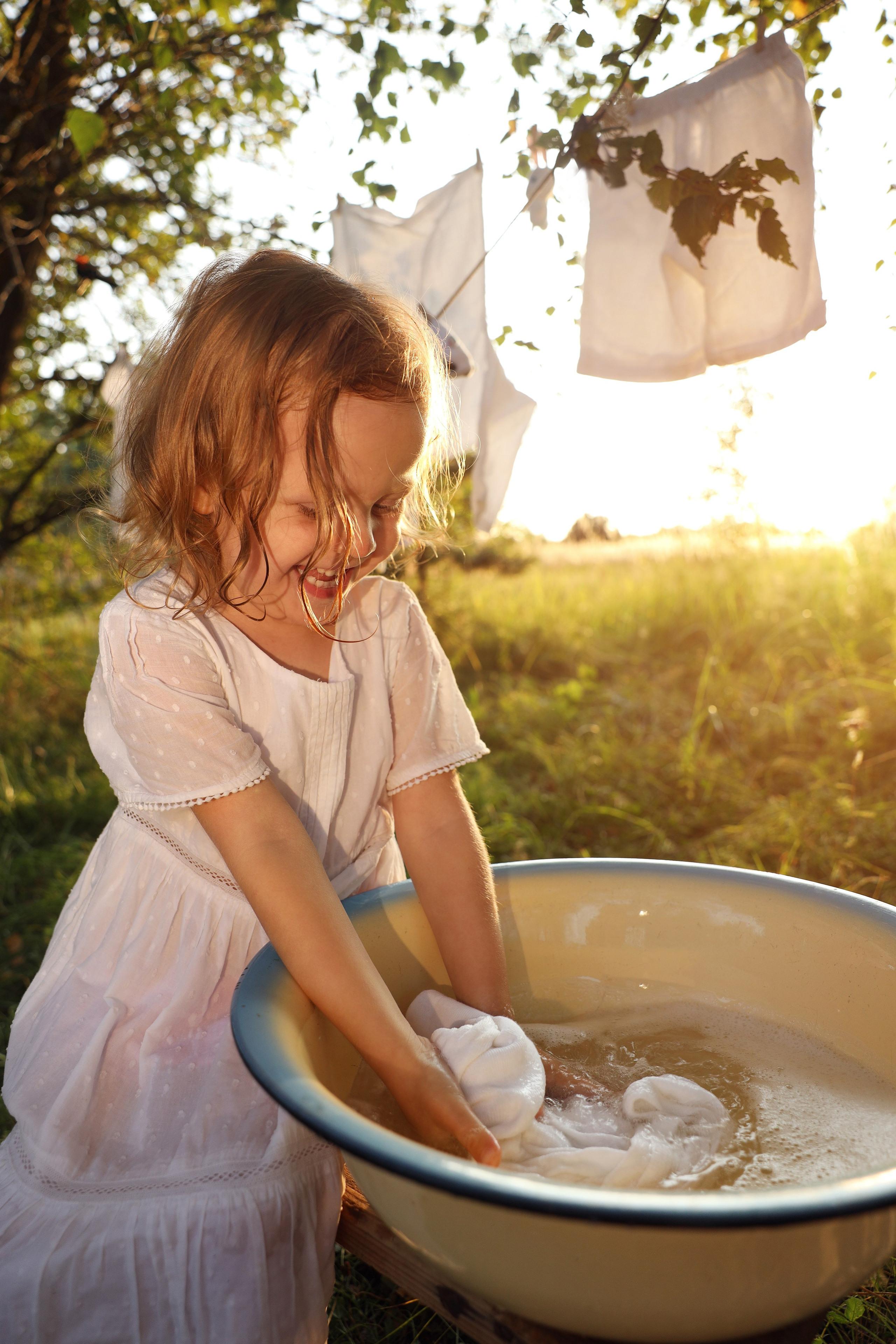 Большая стирка. Семейный и детский фотограф г. Москва Супрунова Кристина