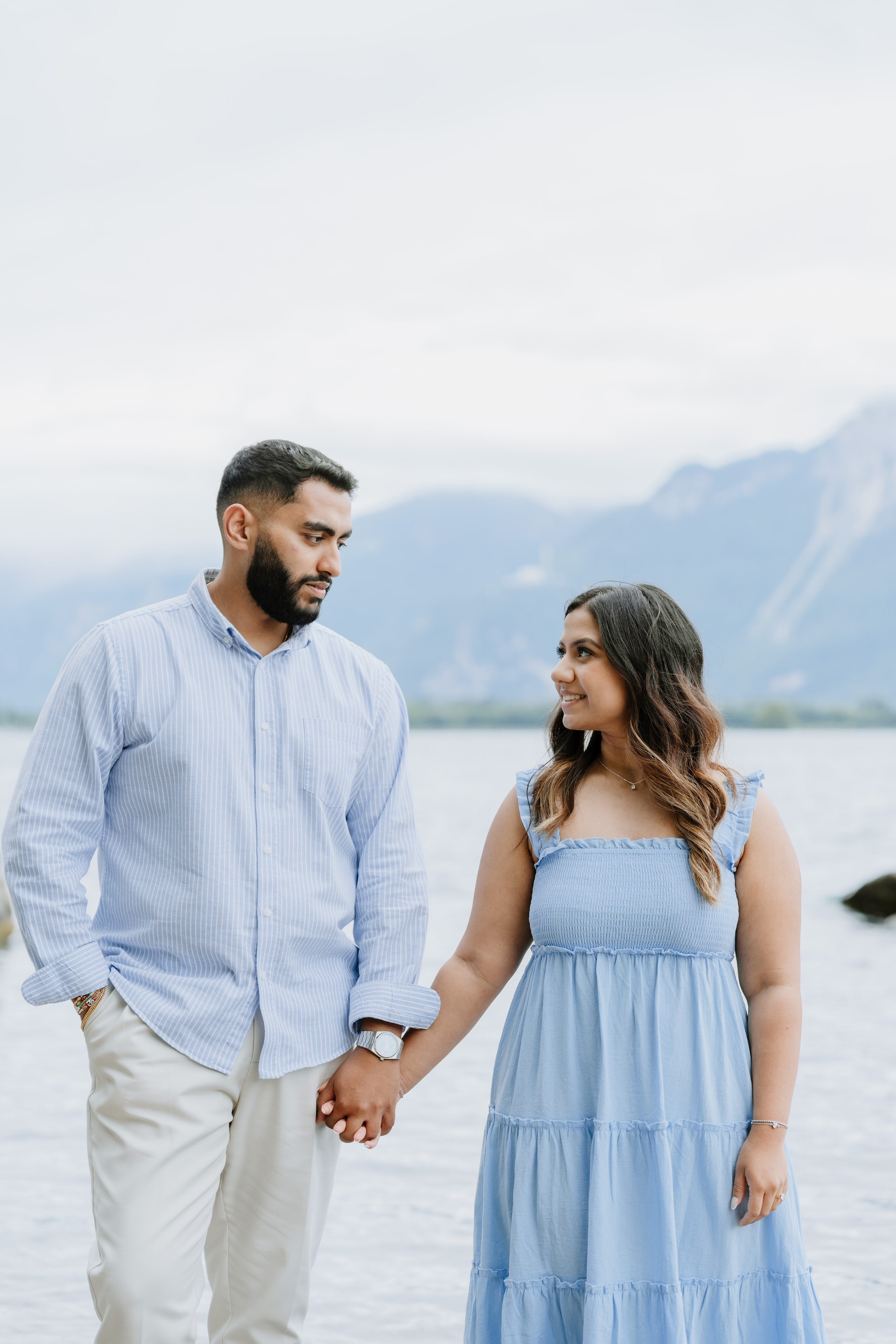 Krishna & Ravi | Proposal Montreux. Professional Wedding Photographer Geneva & Romande Switzerland | Tanya Creator