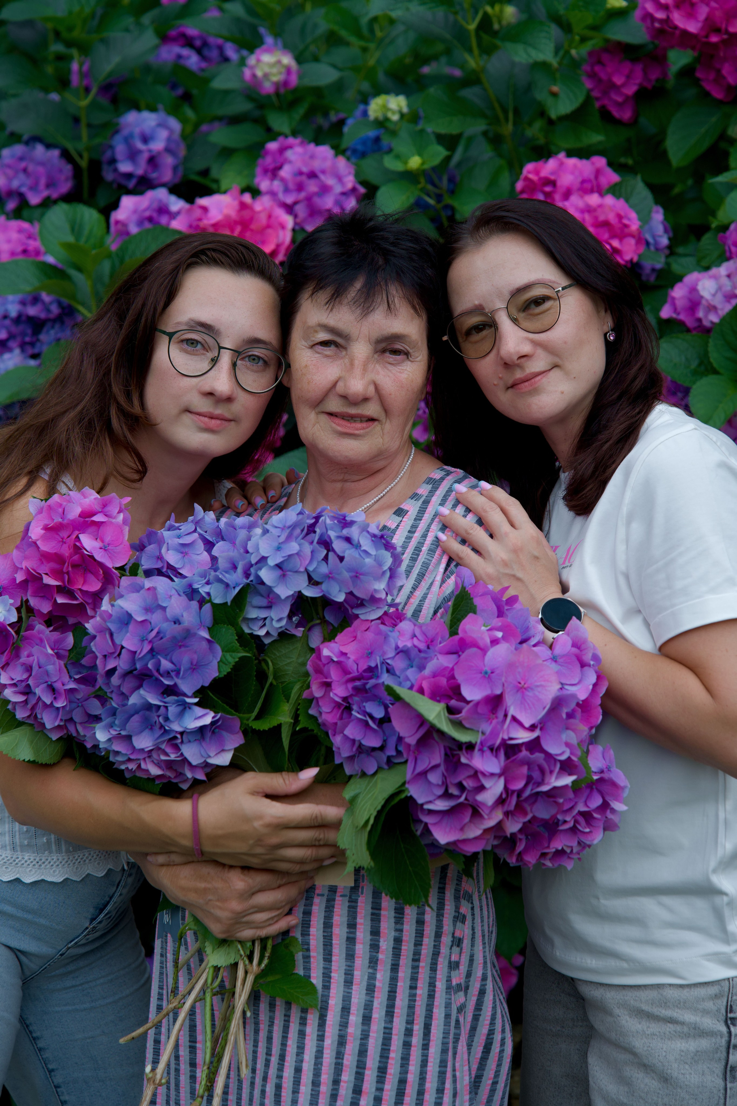 Гортензии_Сёстры Ульяна и Лилия