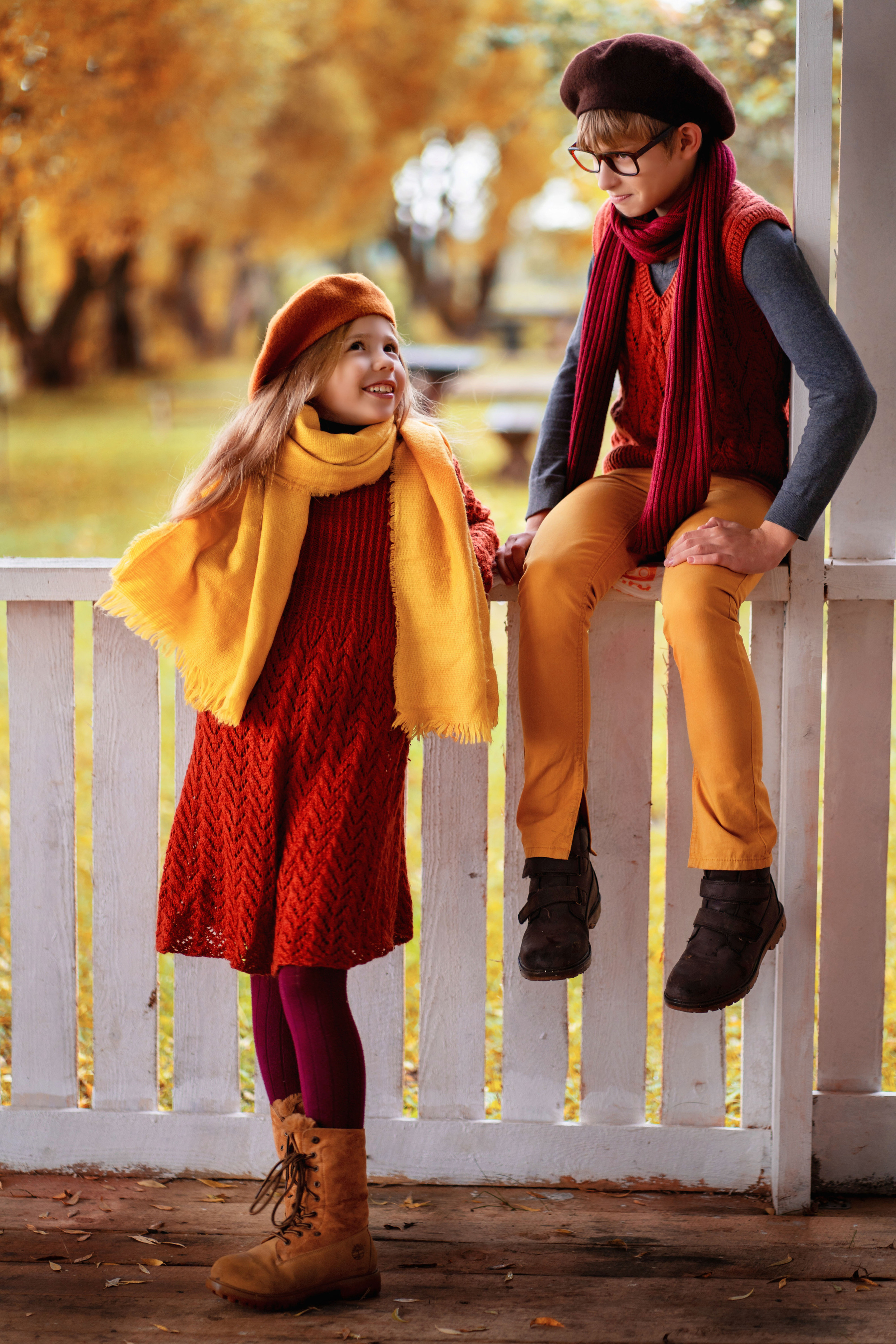 Золотая осень. Семейный и детский фотограф в Израиле и Москве Дорошок Надя