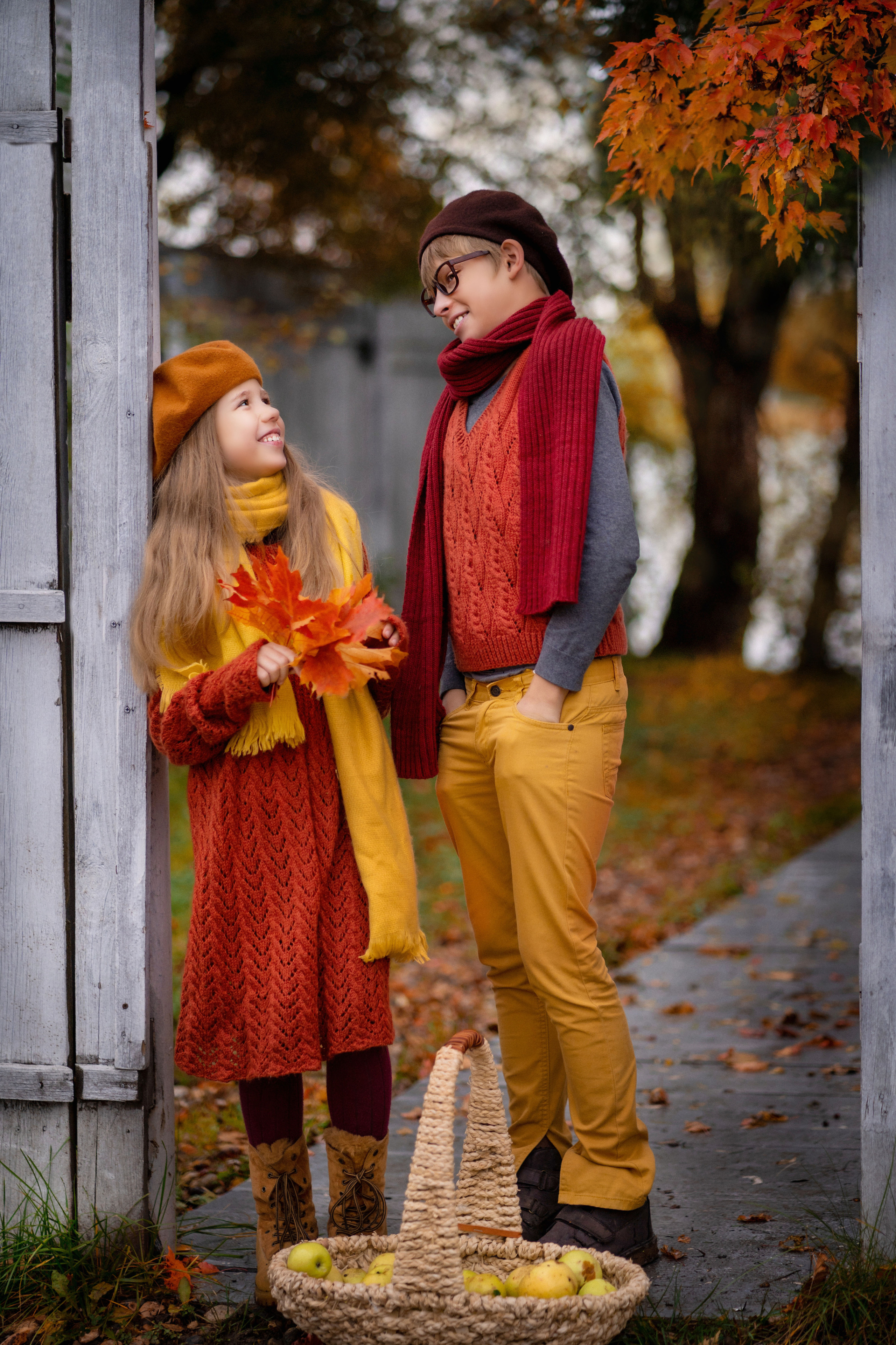 Золотая осень. Семейный и детский фотограф в Израиле и Москве Дорошок Надя