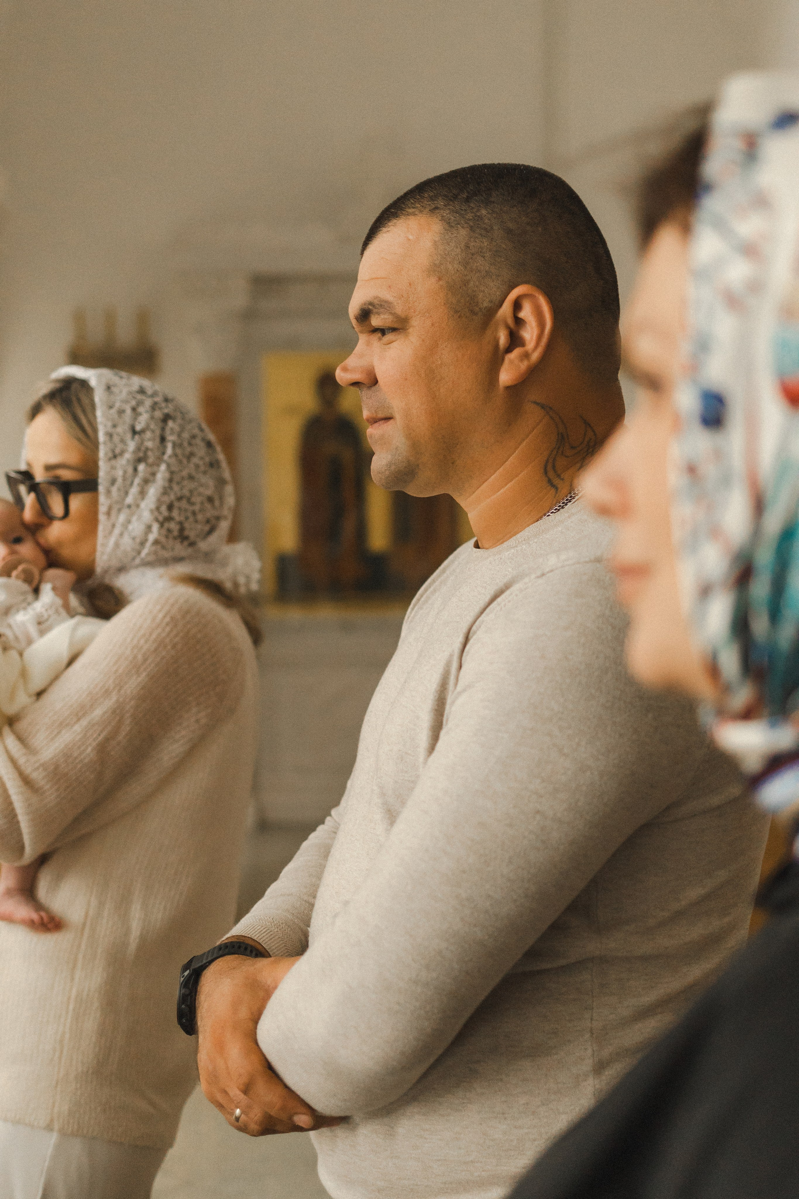 Крещение Стефании. Семейный фотограф в Москве