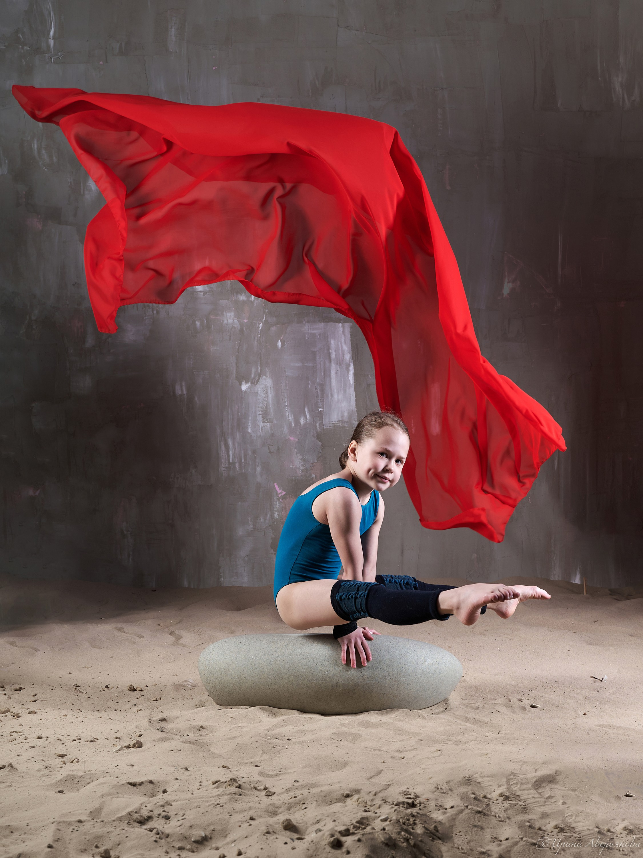 Фотосессия с тканью. Спортивная гимнастика. Фотограф в Ульяновске Ирина Аверьянова