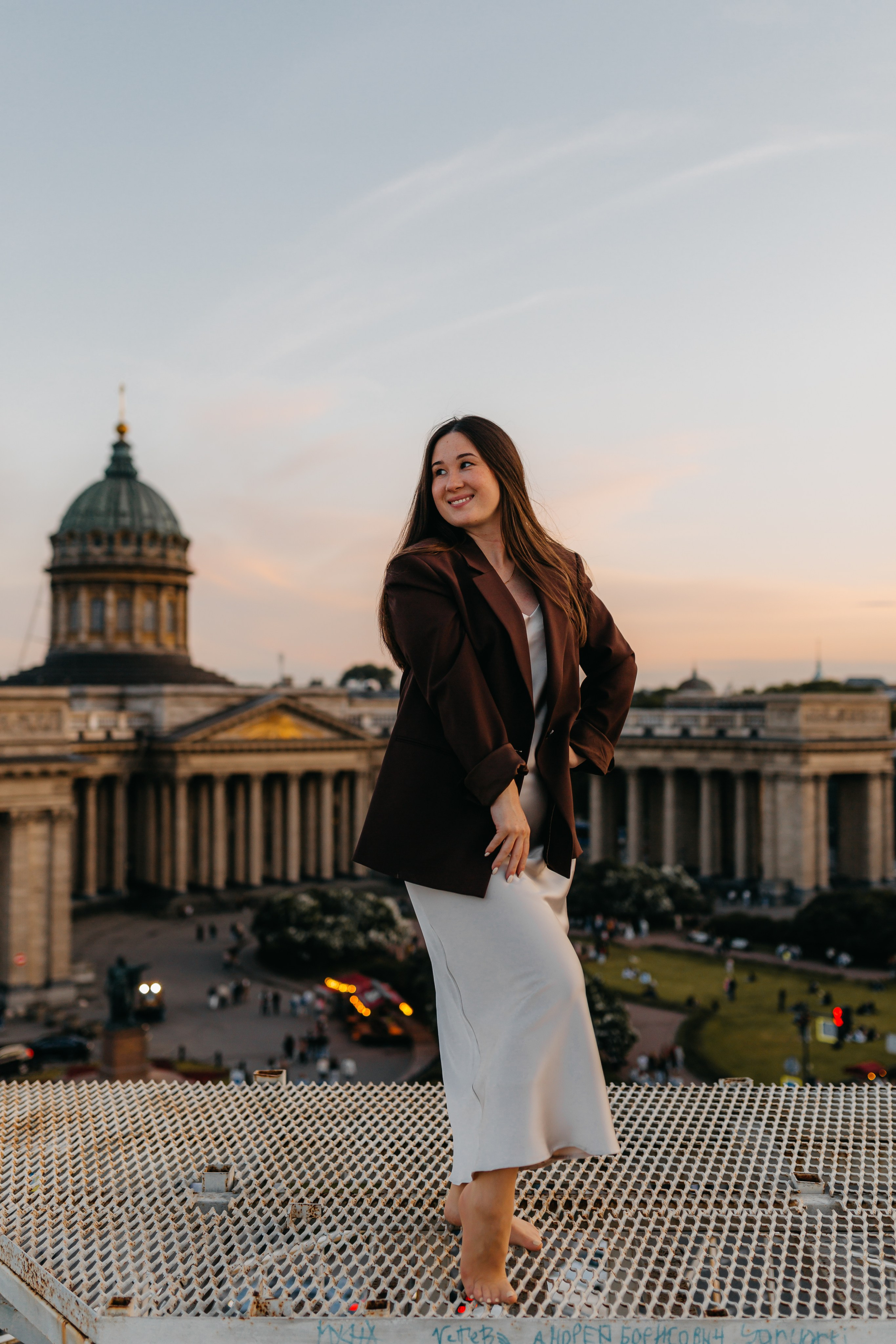 LoveStory на крышах Питера. Фотограф Санкт-Петербург Князева Елизавета