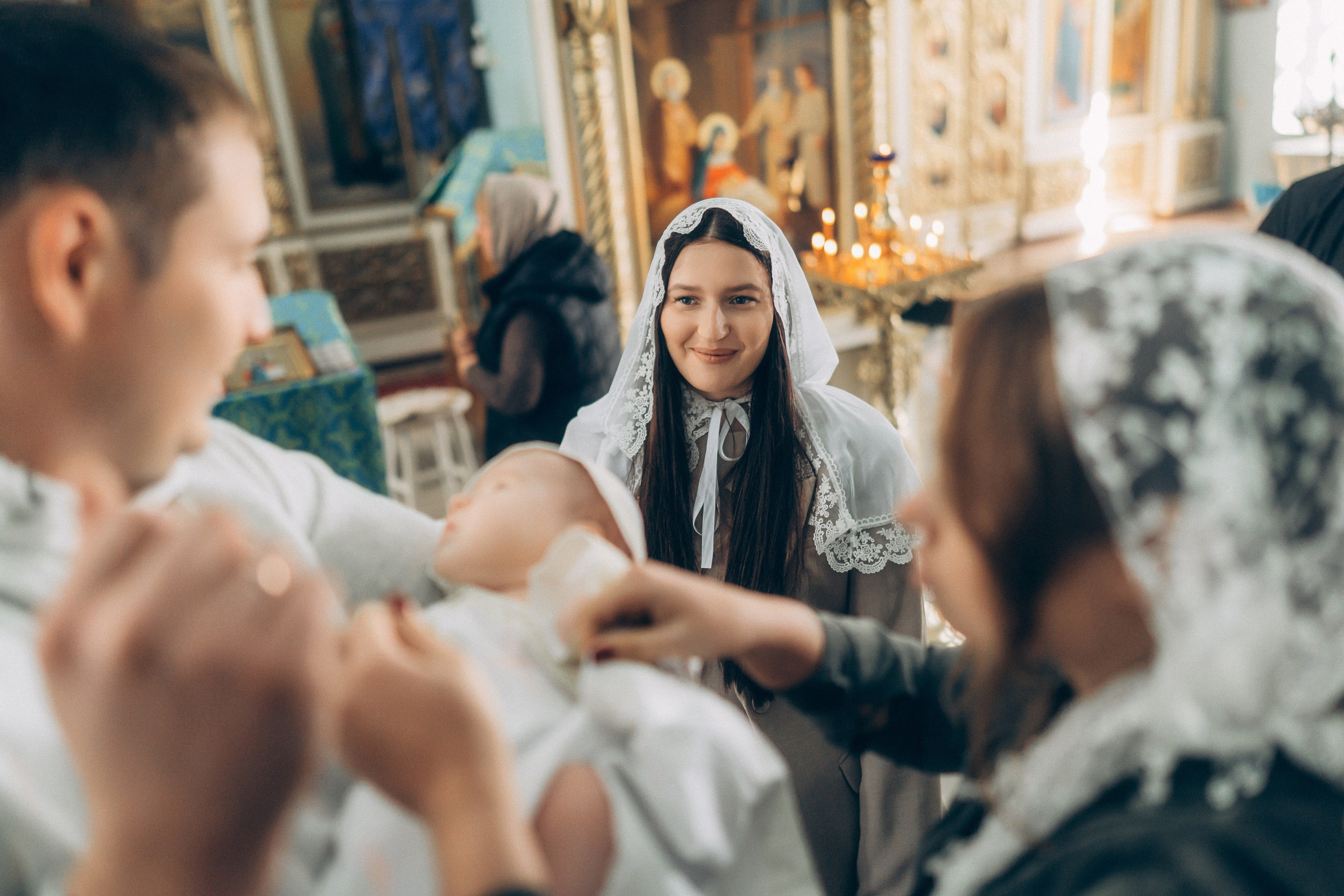 Крещения в Храме Рождества Христова. Свадебный и репортажный фотограф в Воронеже Роман Янко