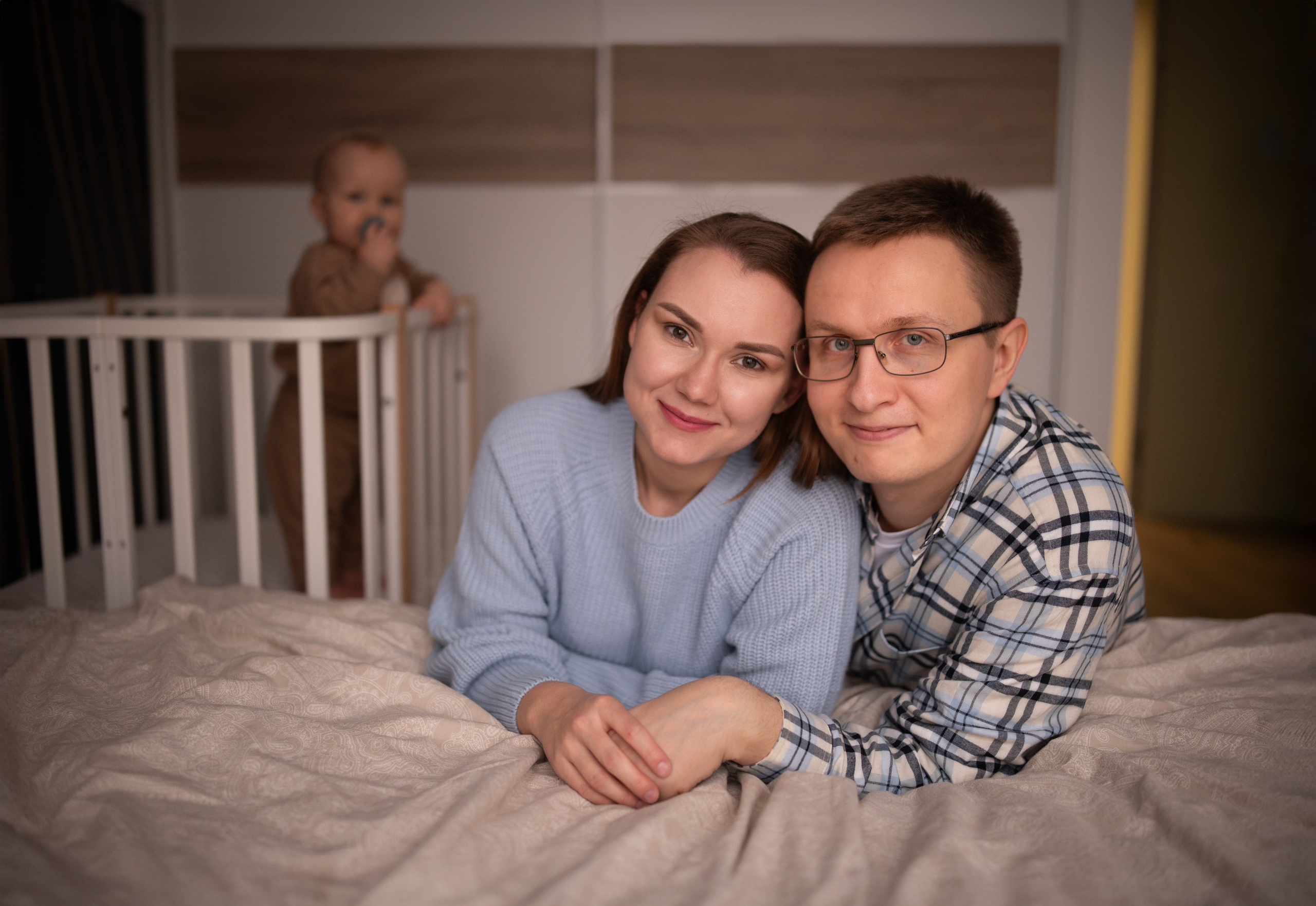 Семейная съёмка дома. Семейный и детский фотограф в Москве Анна Оськина