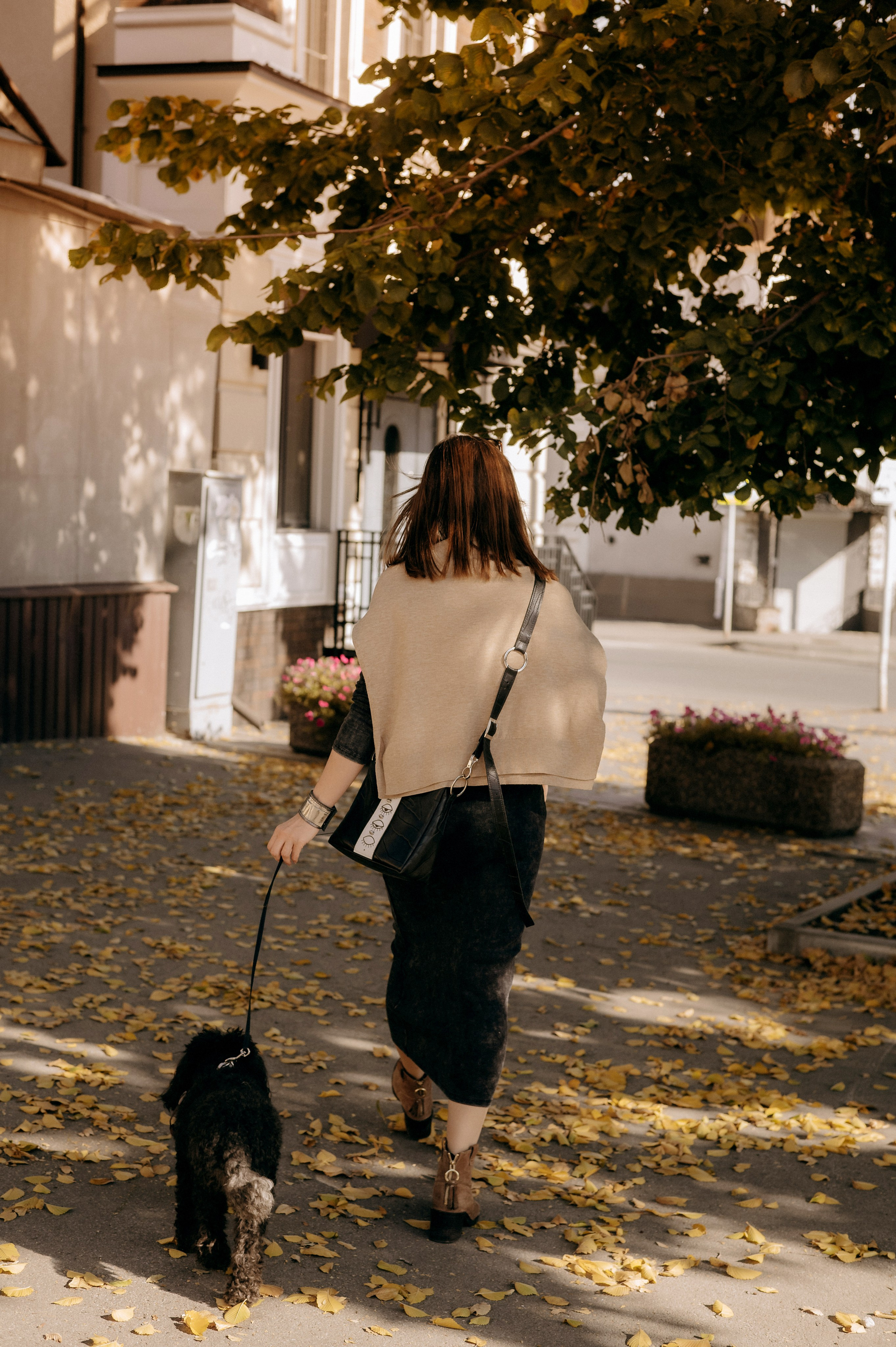 Осенние приключения Чарлика и его хозяек. Фотограф Мария Стрелкова