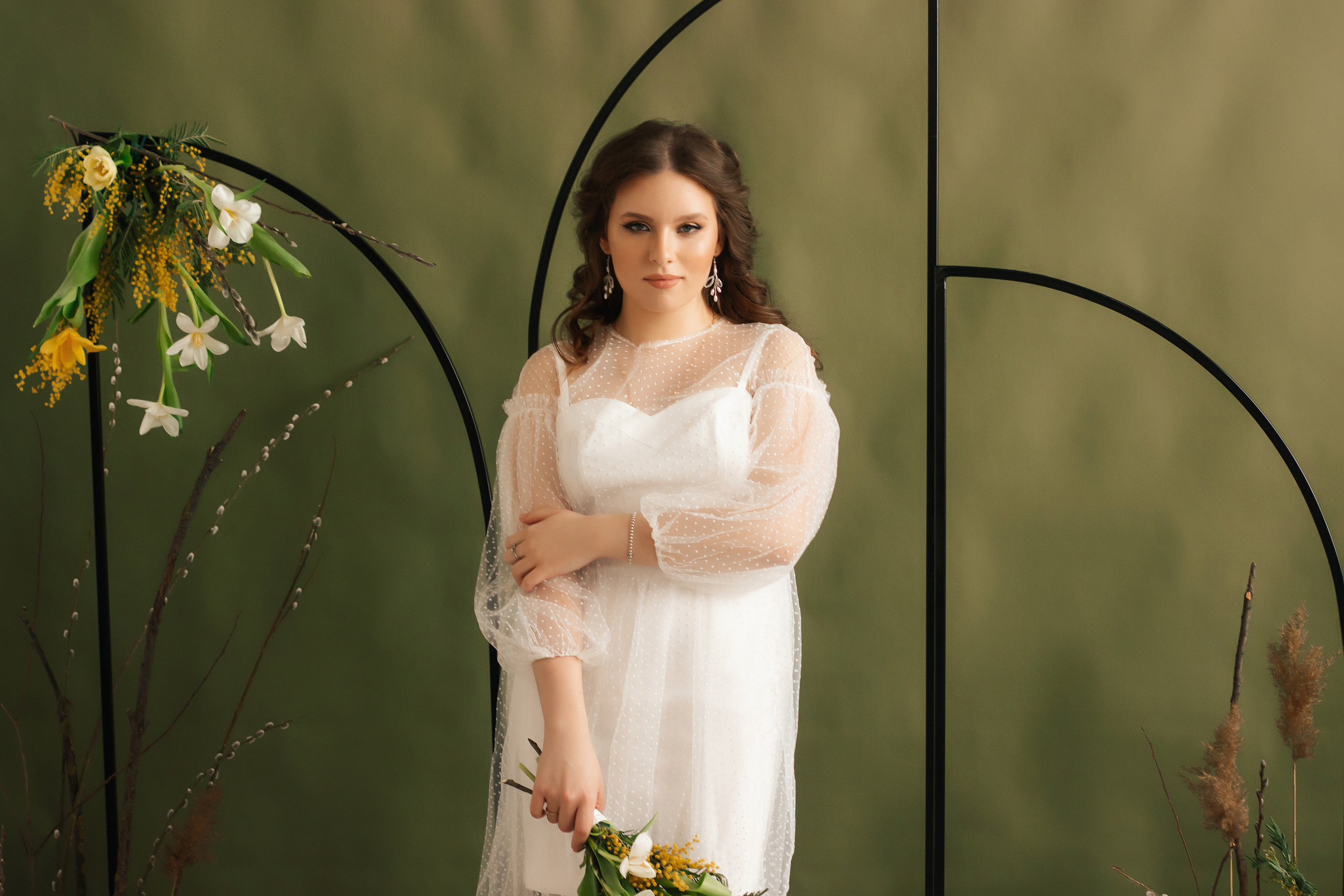 Свадьба в студии ArtBerger Нижний Новгород. Март 2022. Свадебный фотограф и фотограф Love-Store в Нижнем Новгороде Анастасия