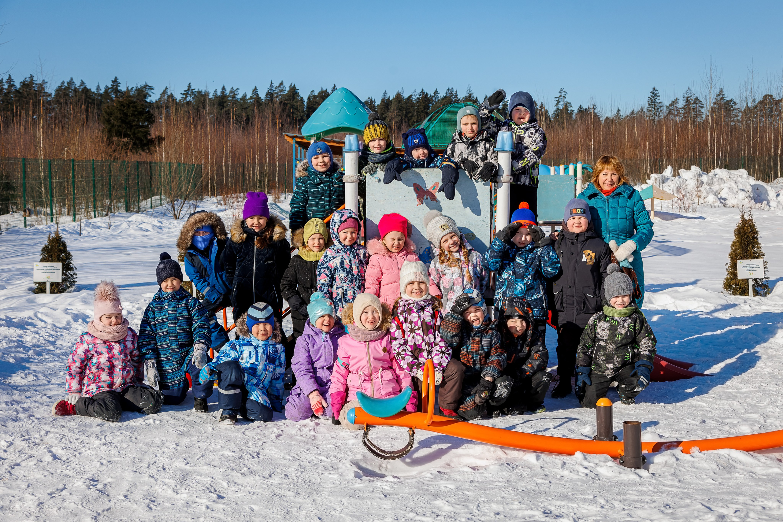 День в саду. Семейный и детский фотограф Комина Елена, Власиха, Одинцово