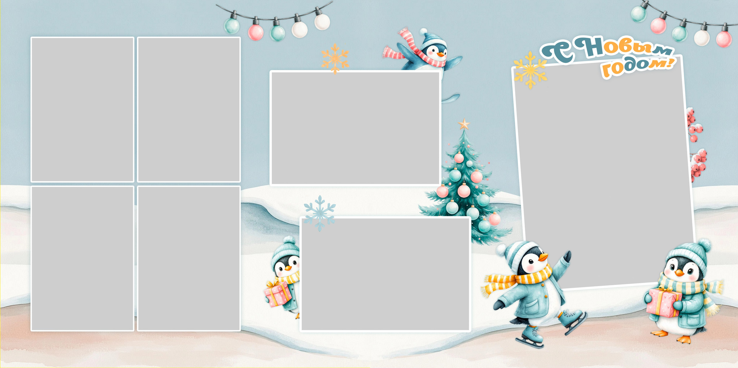 Выпускной альбом Пингвины 1. Medlori fotobook Выпускные альбомы в Липецке Лариса Медведева