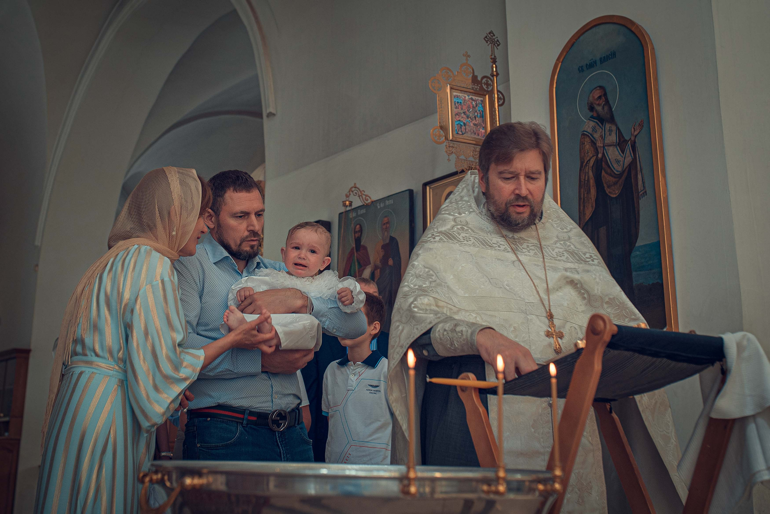 Таинство Крещения. Юра. Фотографии. Фотограф Стеценко Наталия. Одинцово, Москва, Московская область