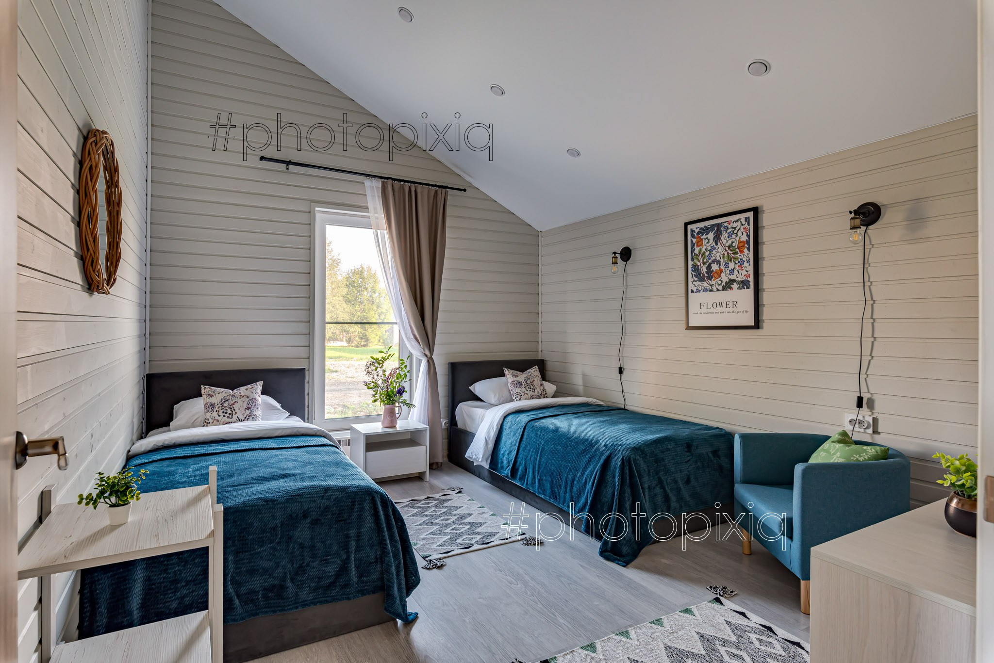 Съёмка загородного дома в КП Грин Лаундж для аренды. Интерьерная съёмка и виртуальные туры — Интерьерный фотограф Кузнецов Сергей (photopixiq)