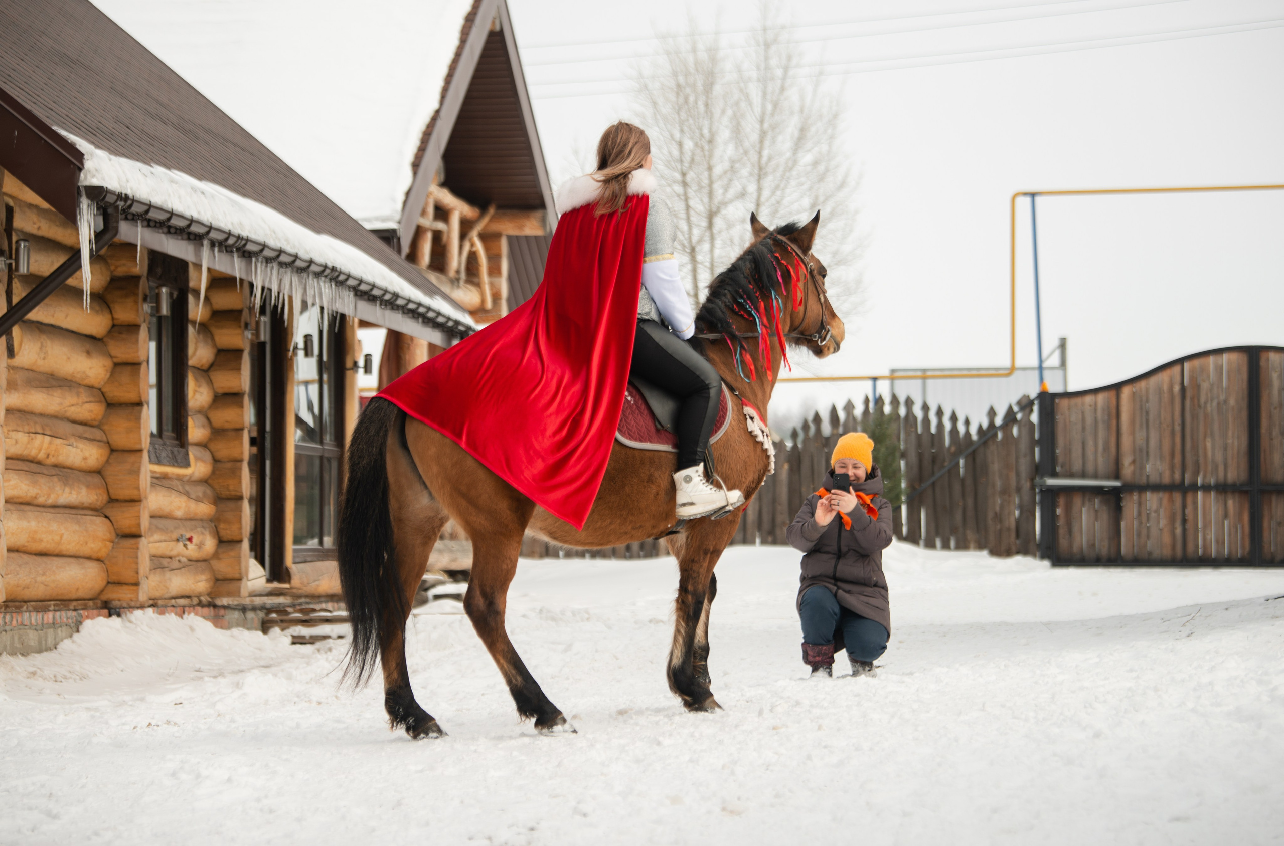 Масленица в Родославном. Конный фотограф в Саратове Юлия Иванова