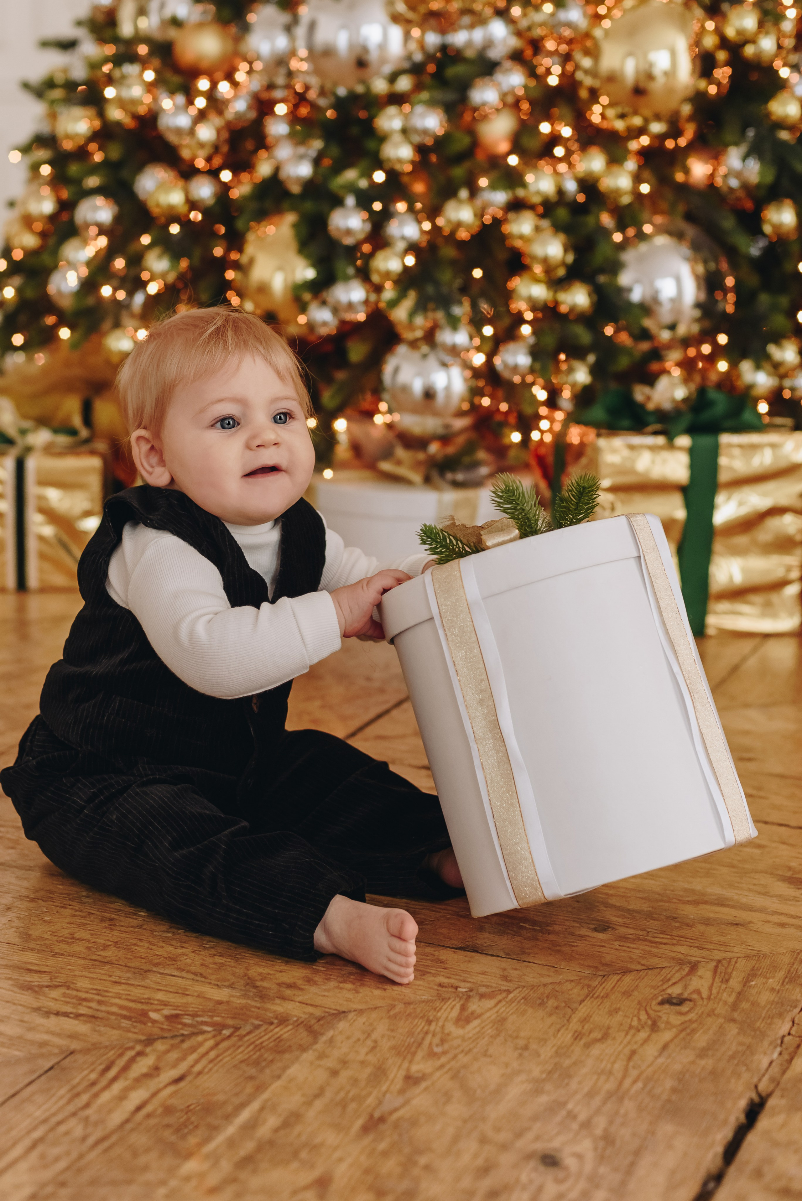 Новогодняя фотосессия в фотостудии. Фотограф Юлия Кондратьева