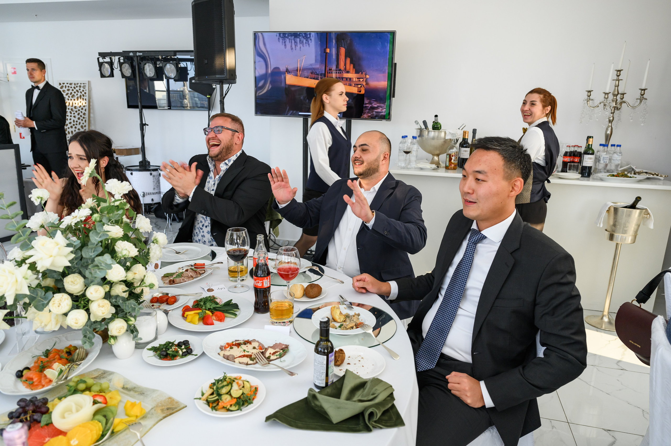 Свадебный банкет Golden Ring Hotel ресторан Зимний сад. Свадебный фотограф Москва Юрий Кульман