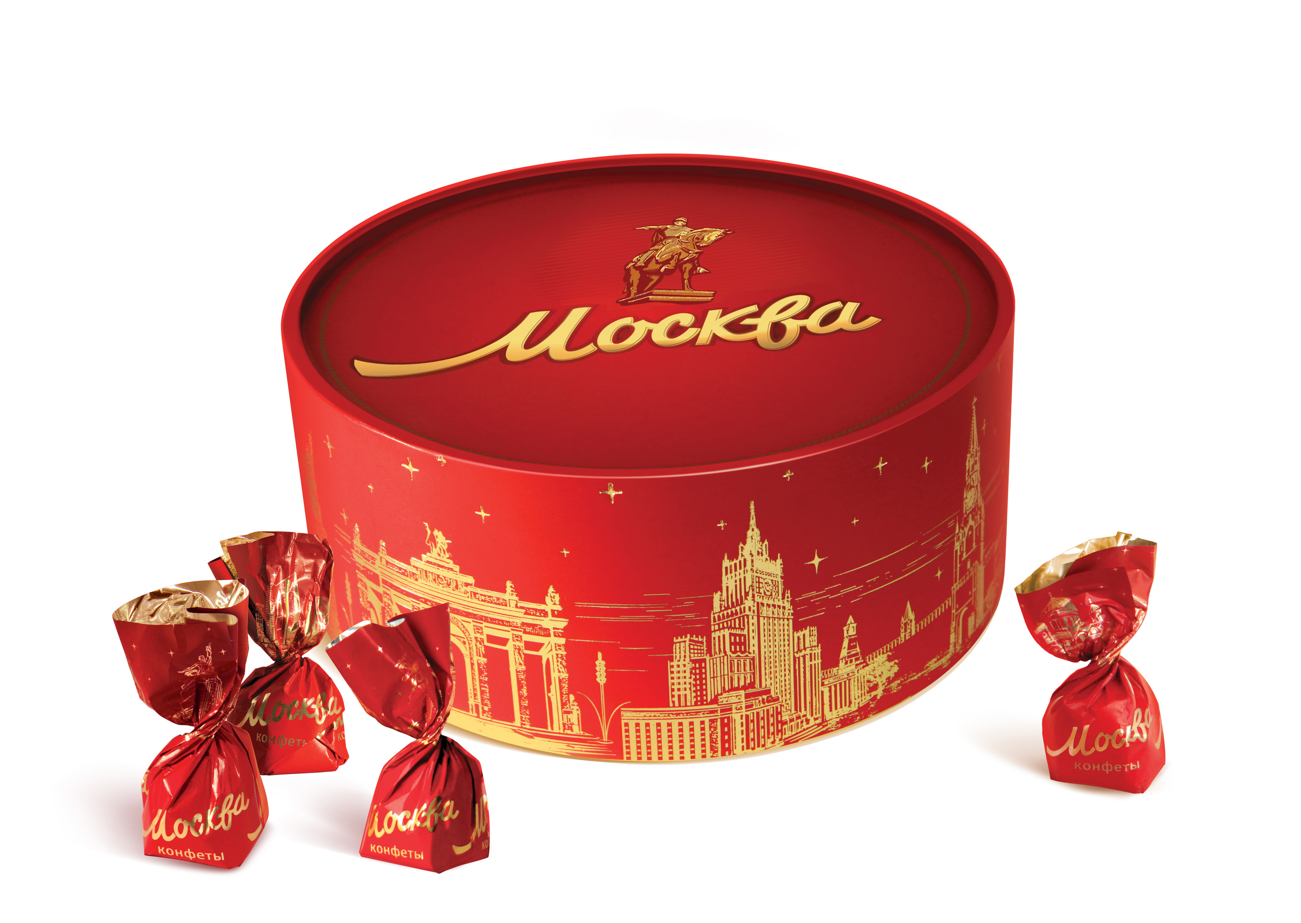 Конфеты МОСКВА. Дизайн сделан по заказу Правительства Москвы