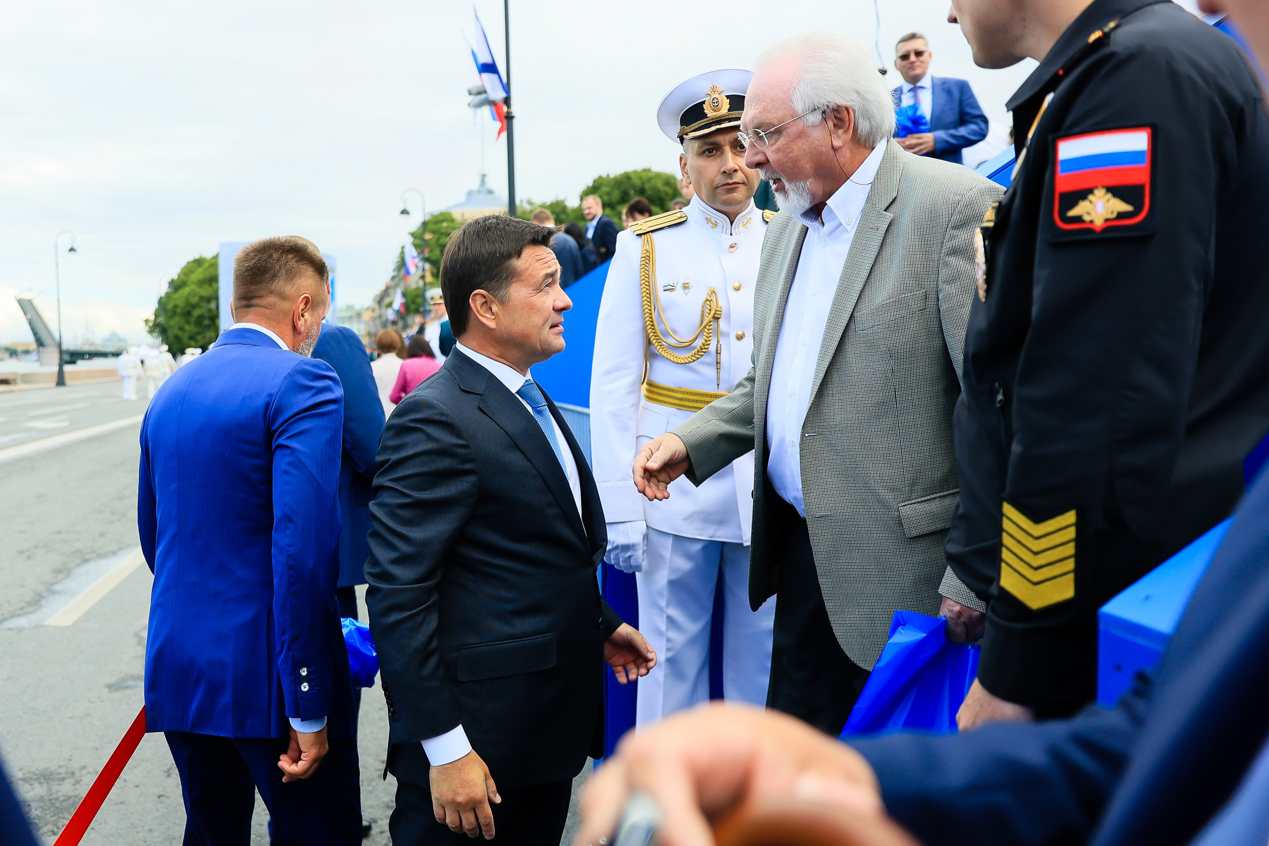 Владимир Путин на День Военно-морского флота — 2022 в Санкт-Петербурге. Моя фотография
