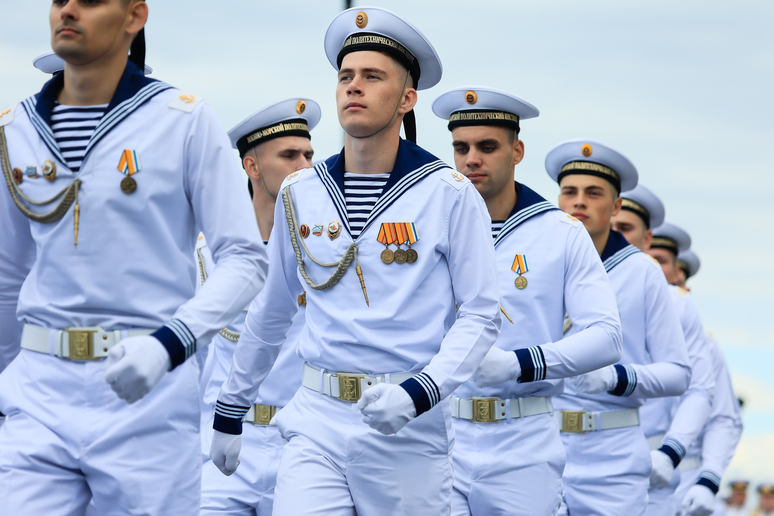 Владимир Путин на День Военно-морского флота — 2022 в Санкт-Петербурге. Моя фотография