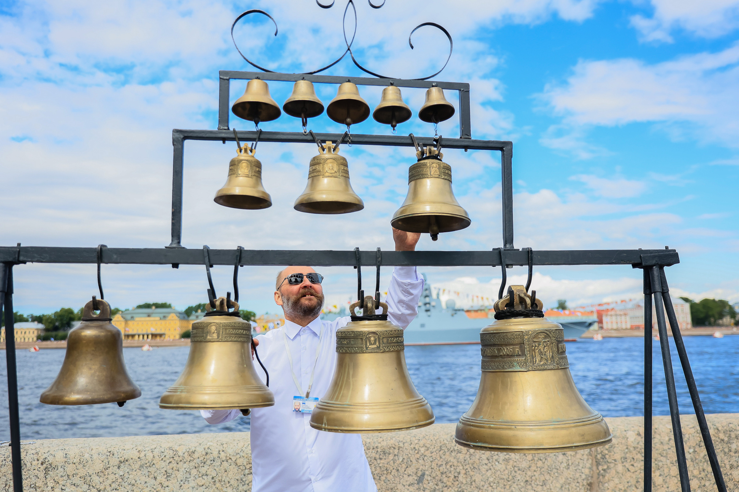 Владимир Путин на День Военно-морского флота — 2022 в Санкт-Петербурге. Моя фотография