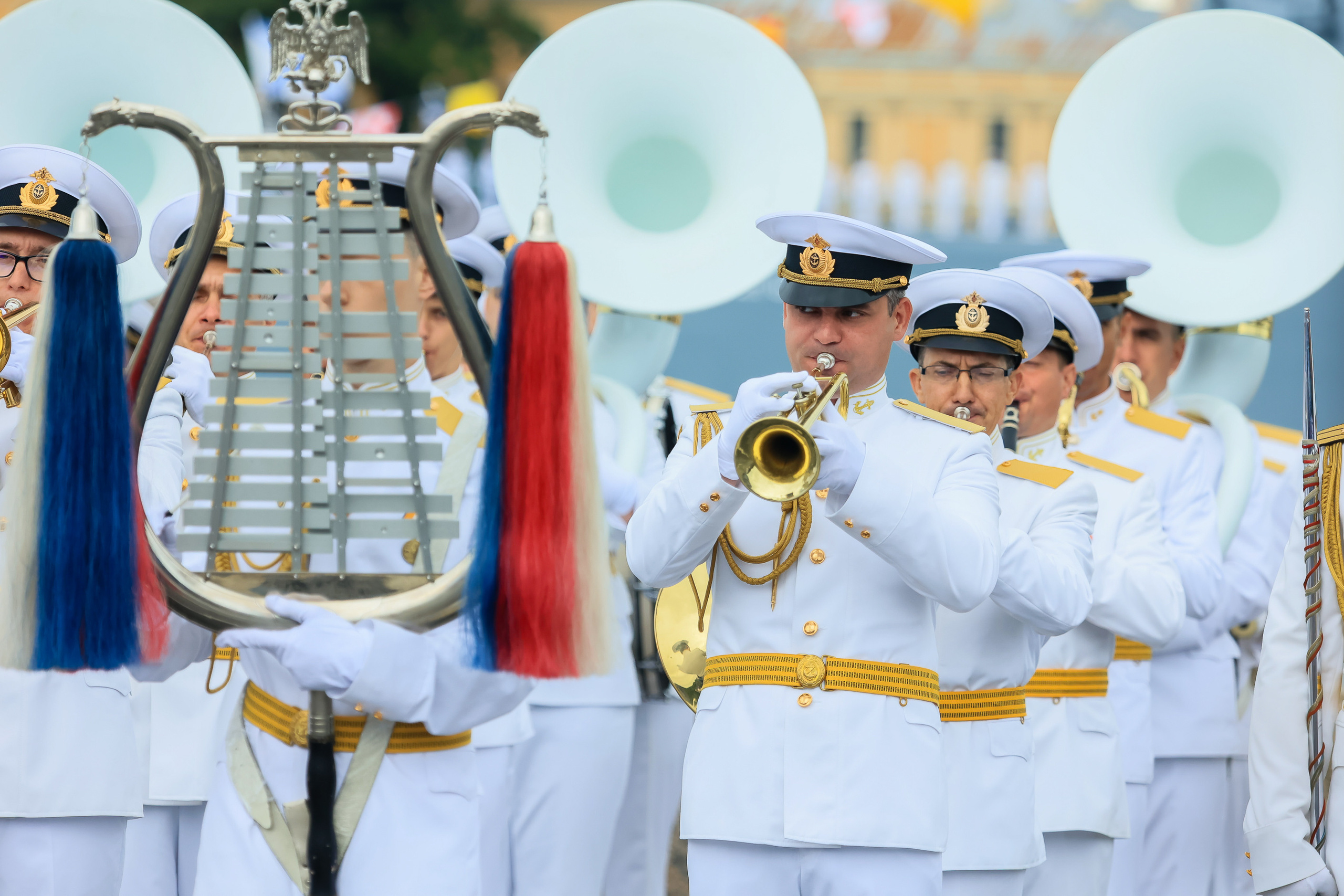 Владимир Путин на День Военно-морского флота — 2022 в Санкт-Петербурге. Моя фотография