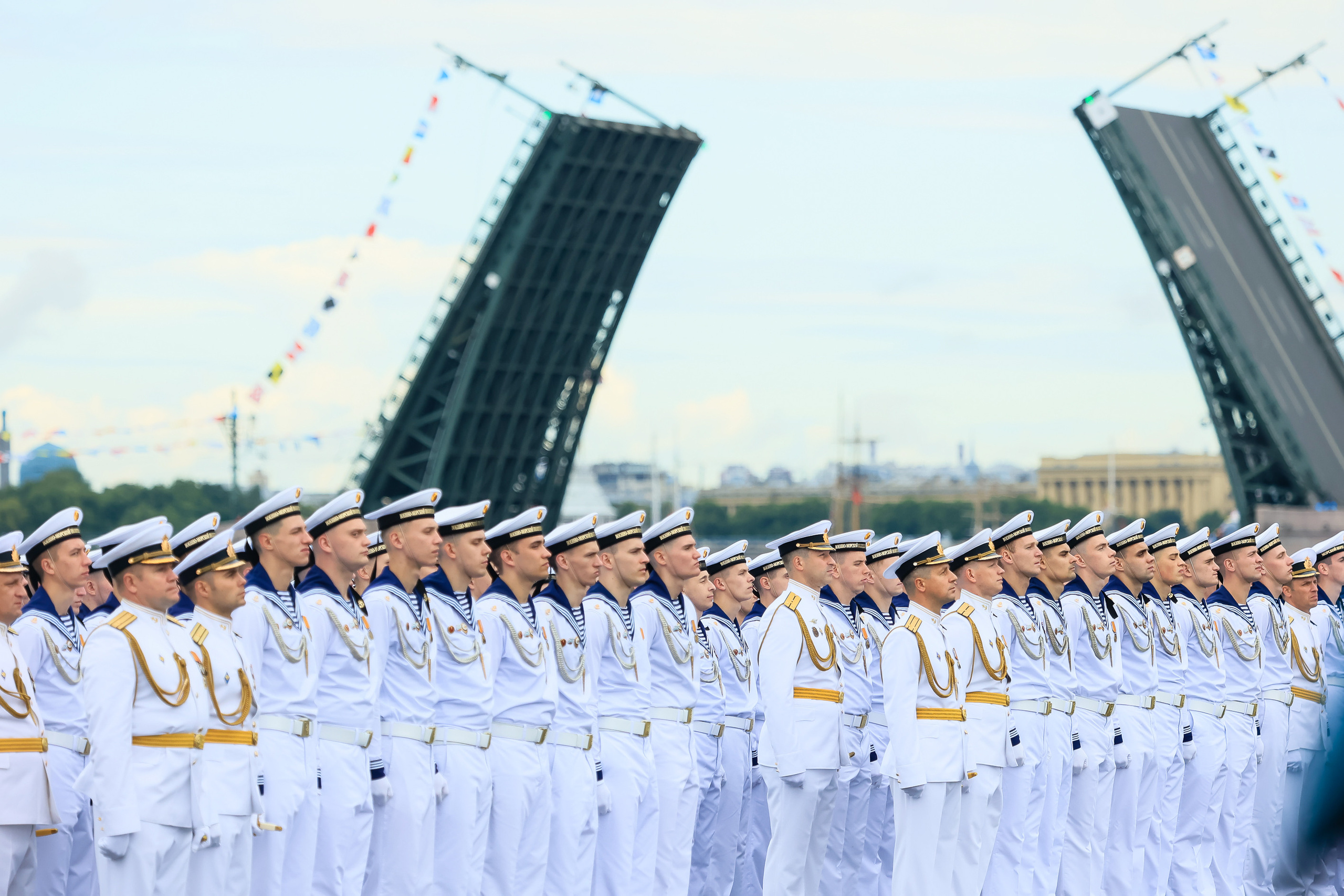 Владимир Путин на День Военно-морского флота — 2022 в Санкт-Петербурге. Моя фотография