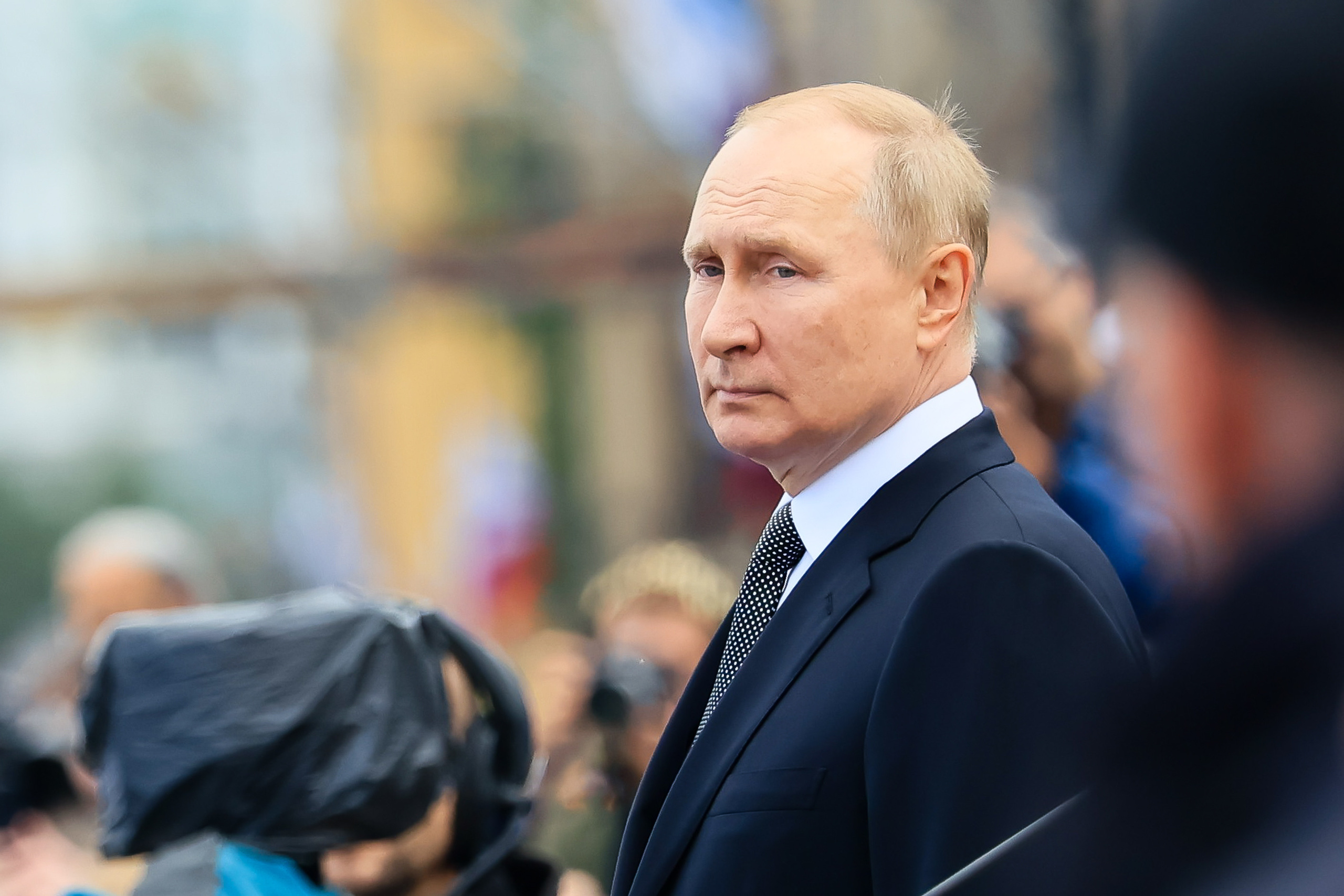 Владимир Путин на День Военно-морского флота — 2022 в Санкт-Петербурге. Моя фотография