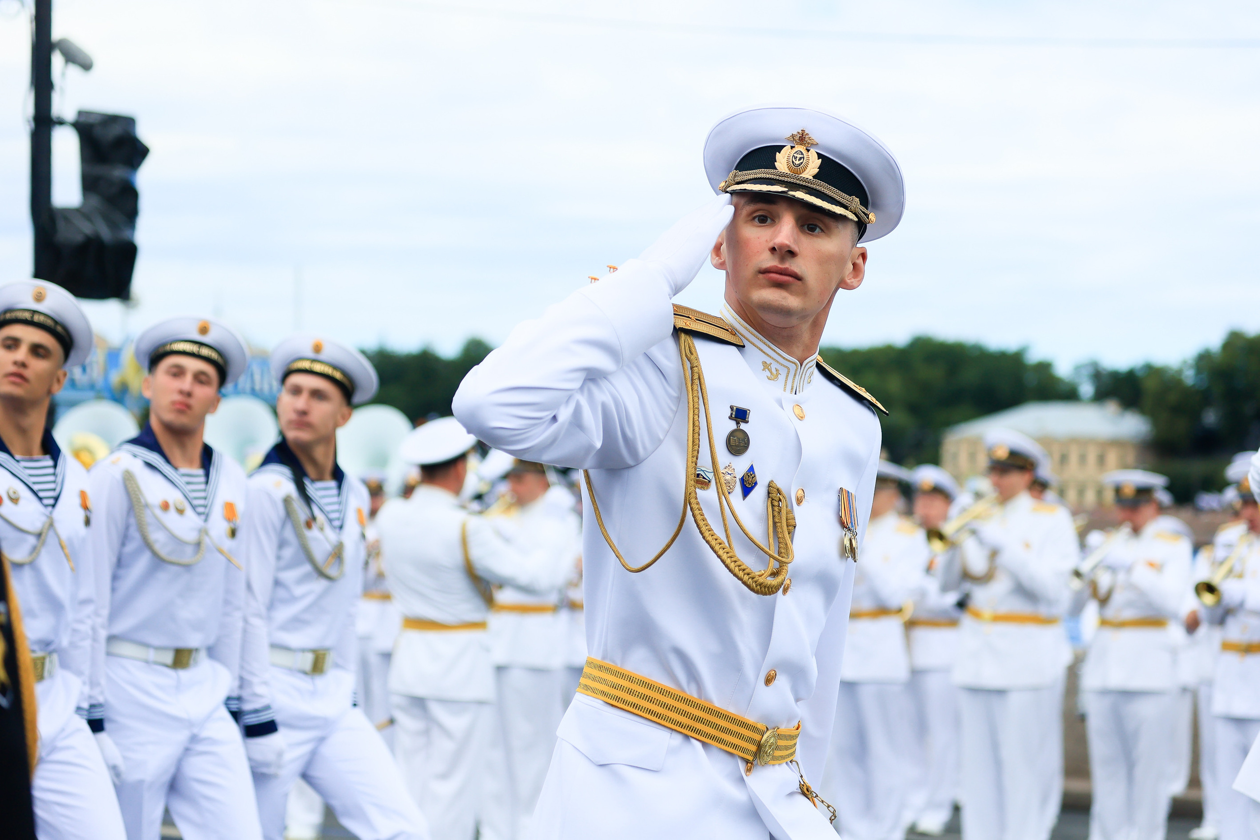 Владимир Путин на День Военно-морского флота — 2022 в Санкт-Петербурге. Моя фотография