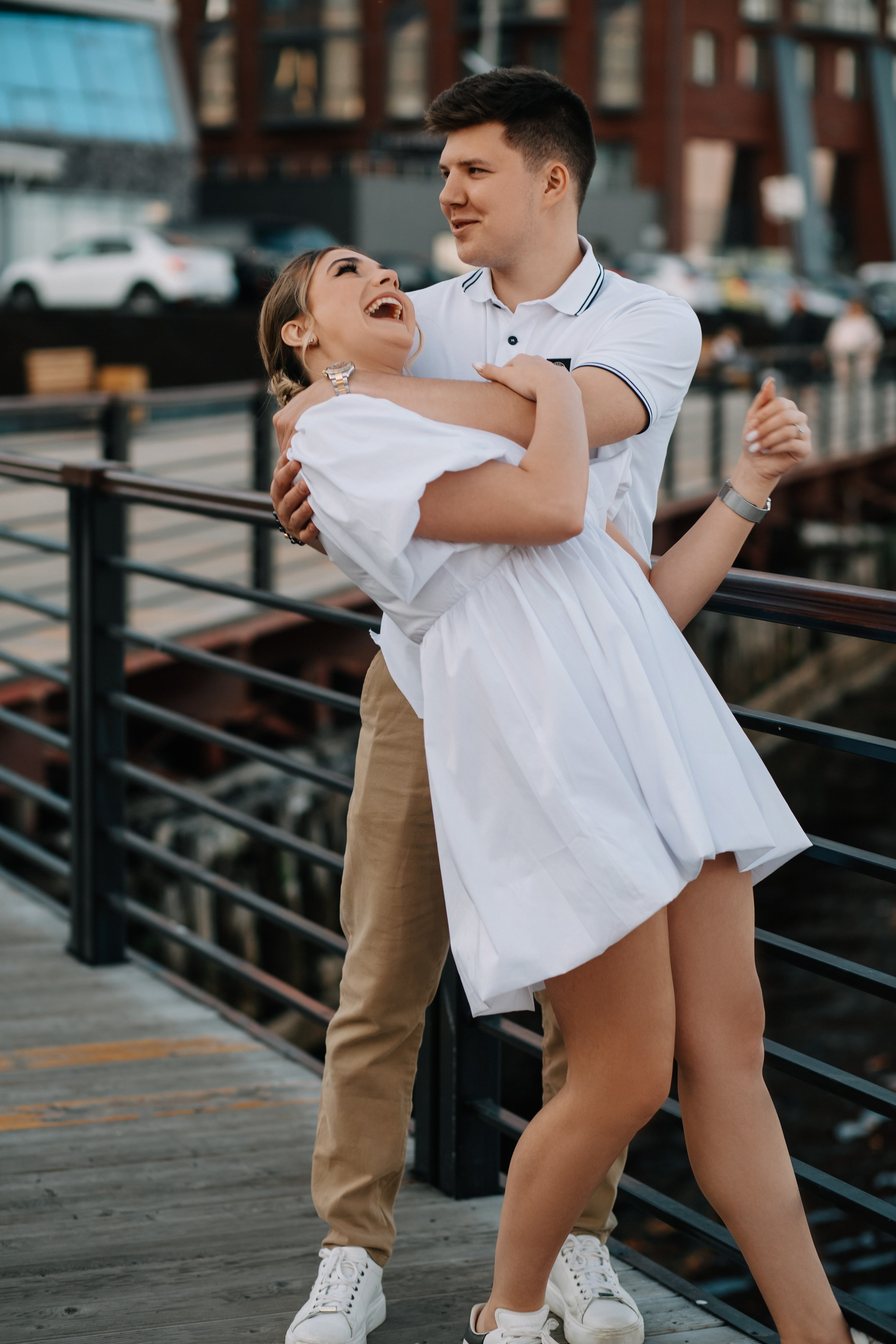 Предсвадебная фотосъемка набережная Архангельск. Свадебный фотограф в Архангельске и Северодвинске