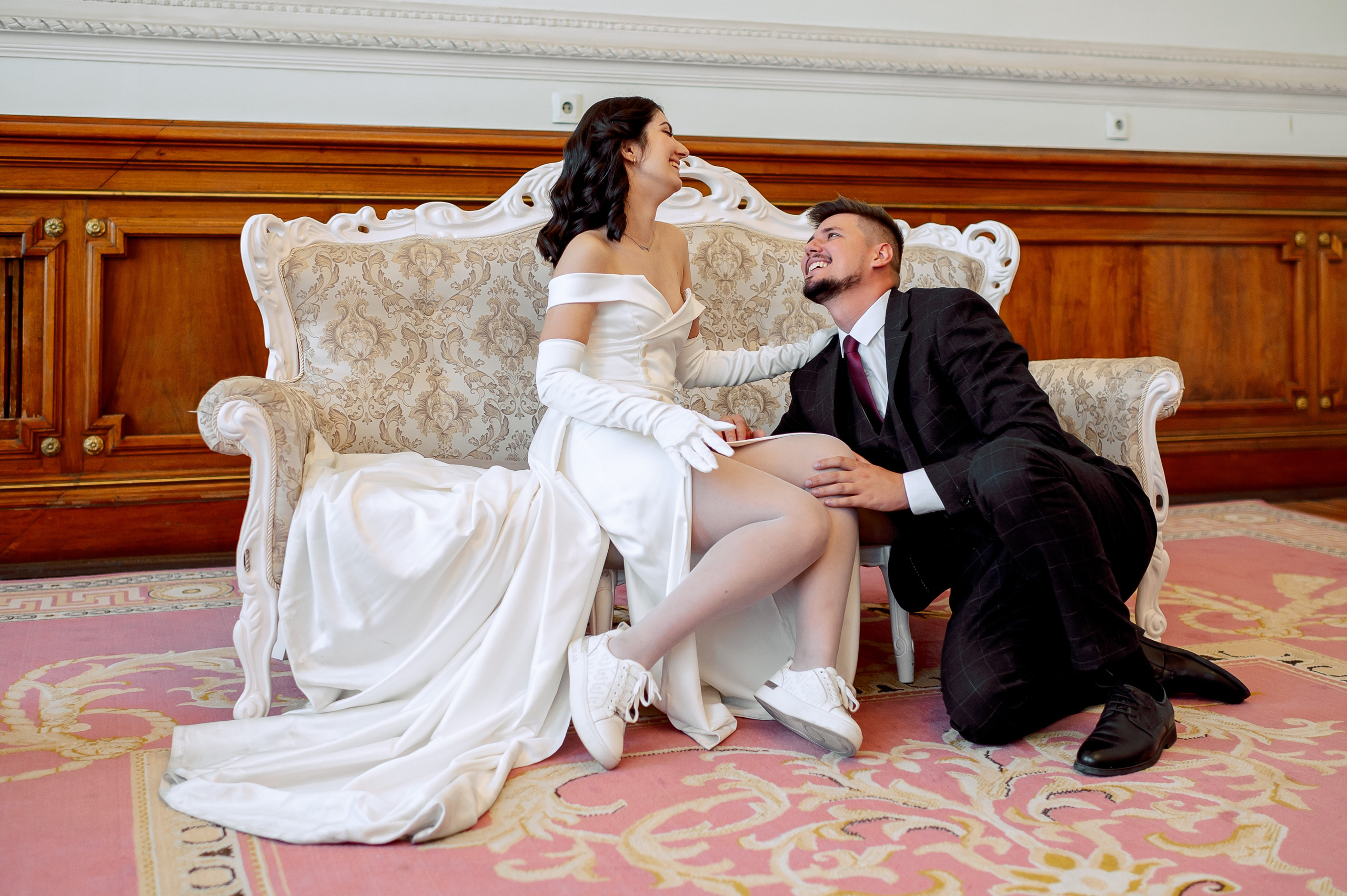 Камерная свадьба в Первом Дворце Бракосочетания №1 на Английской набережной Яны и Евгения. Портретный, семейный и свадебный фотограф в Санкт-Петербурге и в Пушкине Ширяев Денис