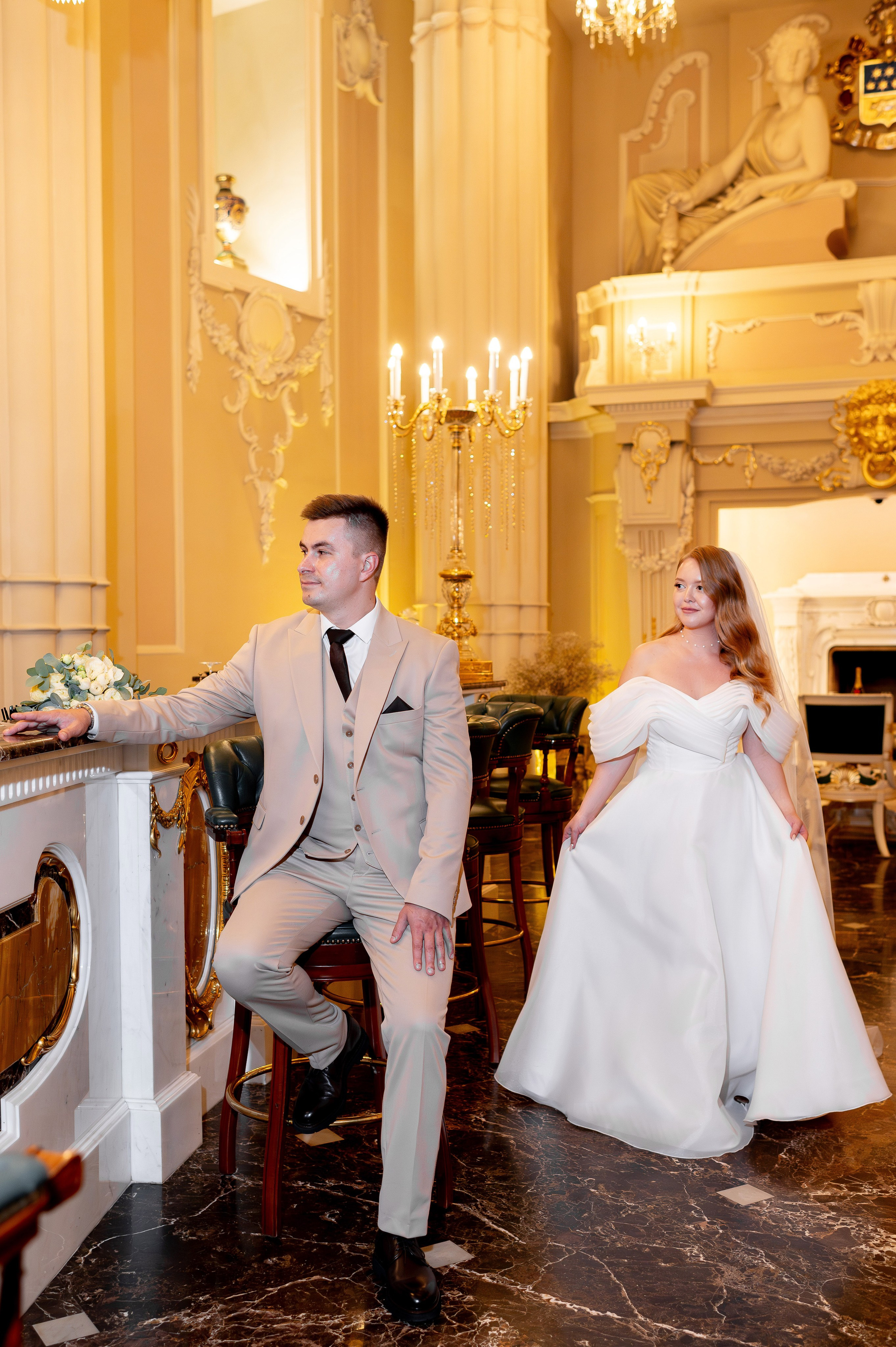 Надежда и Леонид (отель Талион Империал, Дворец Елисеевых). Портретный, семейный и свадебный фотограф в Санкт-Петербурге и в Пушкине Ширяев Денис