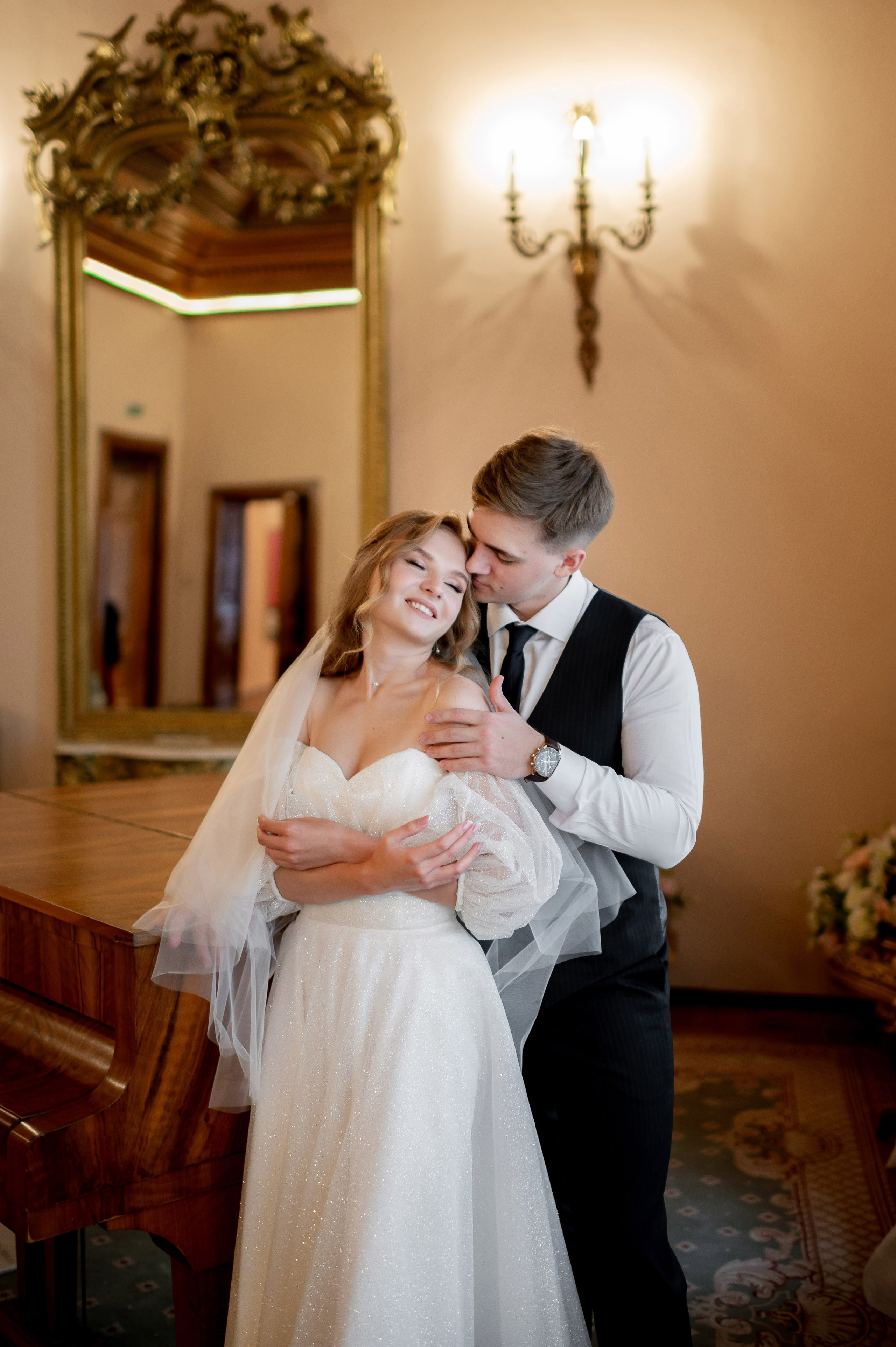 Анастасия и Михаил (Второй Дворец Бракосочетания на Фурштатской улице 52, фотосессия в Таврическом парке). Портретный, семейный и свадебный фотограф в Санкт-Петербурге и в Пушкине Ширяев Денис