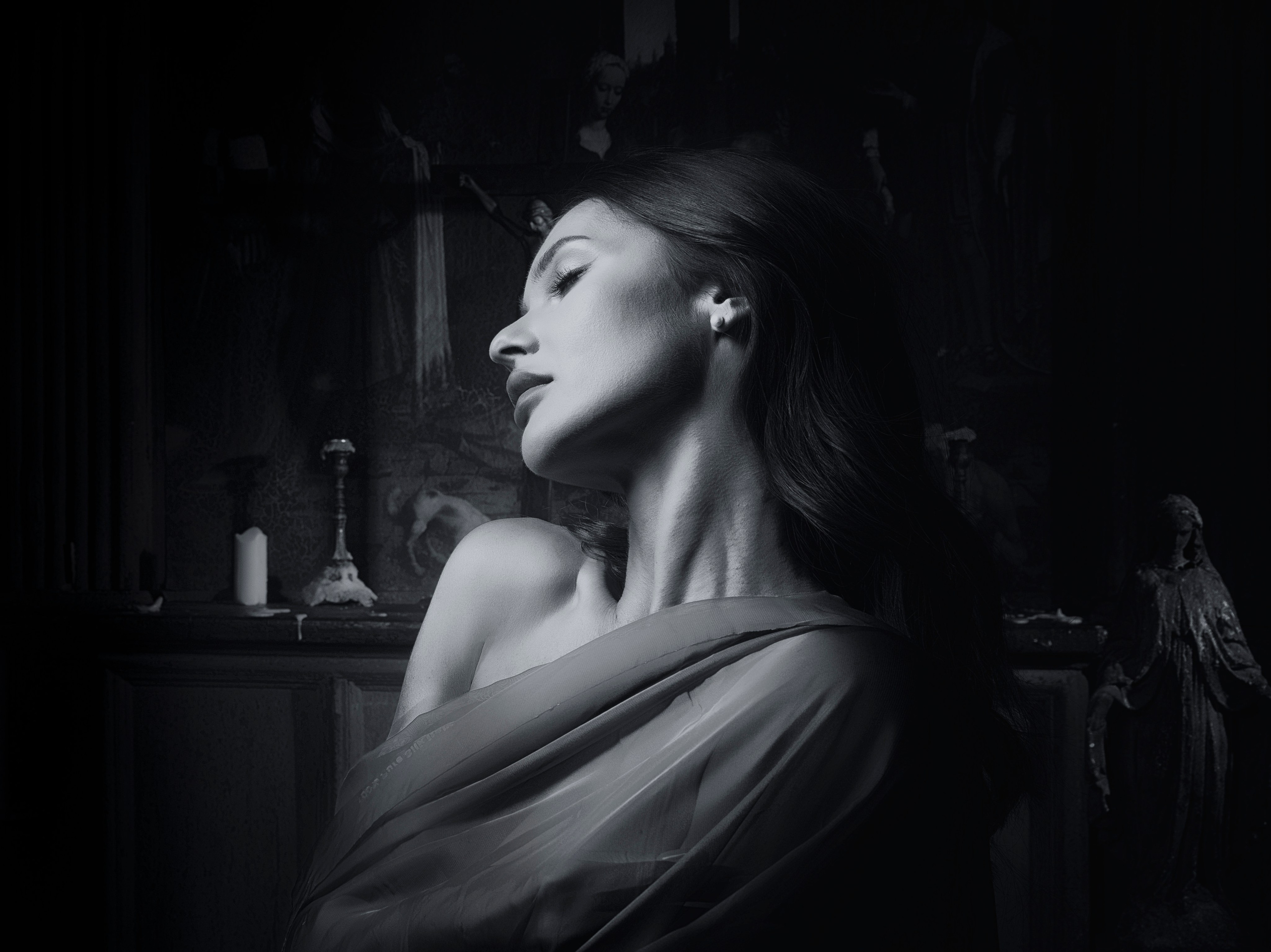 Юля ч\б альбом. Балетный фотограф Москва Майоров Николай