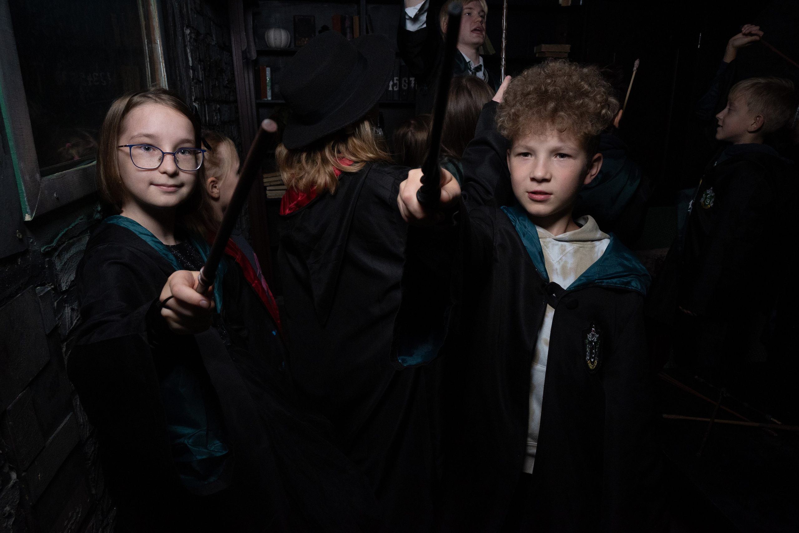 День рождения ребенка в «Подземелье Слизерин». Фотограф мероприятий в Москве