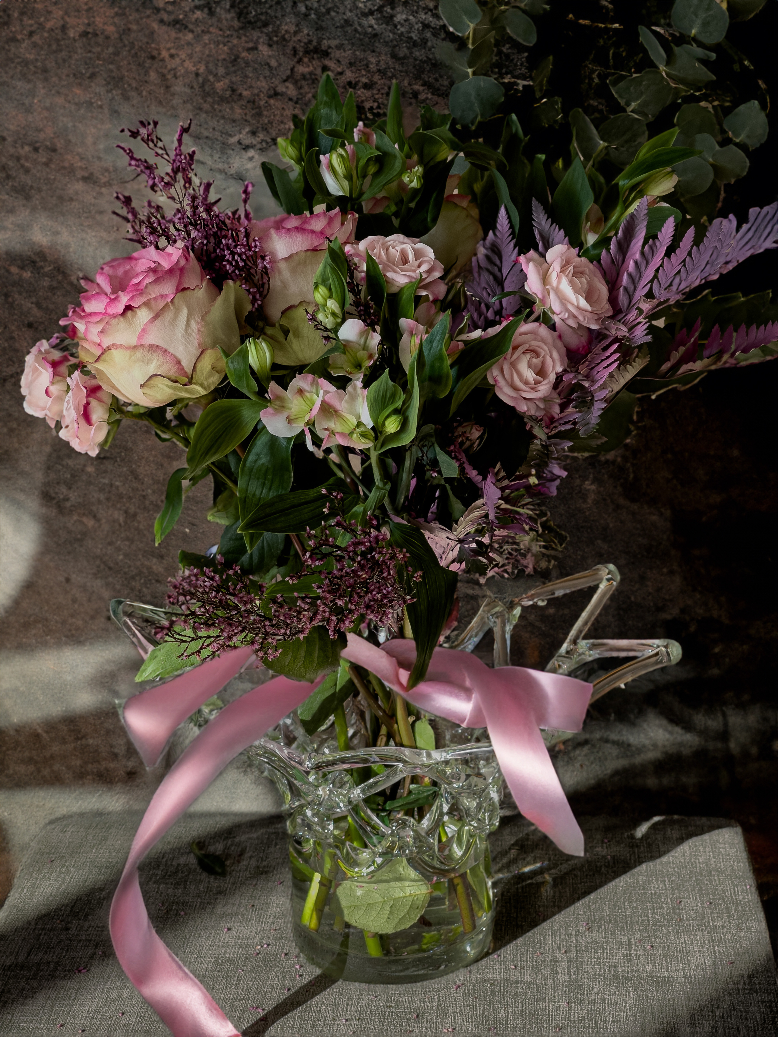 цветочная композиция  в интерьере