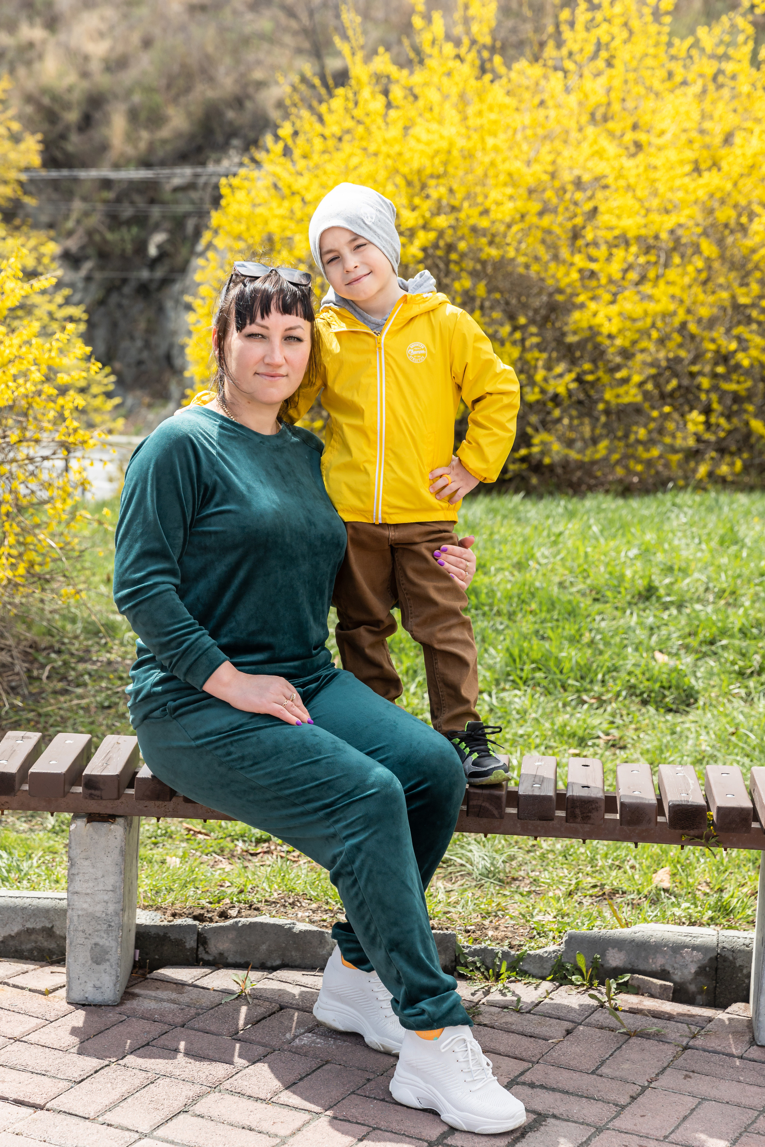 Семейная прогулка в желтом цветении. Детский семейный фотограф в г. Находка Ольга Коваленко, фотостудия Memories