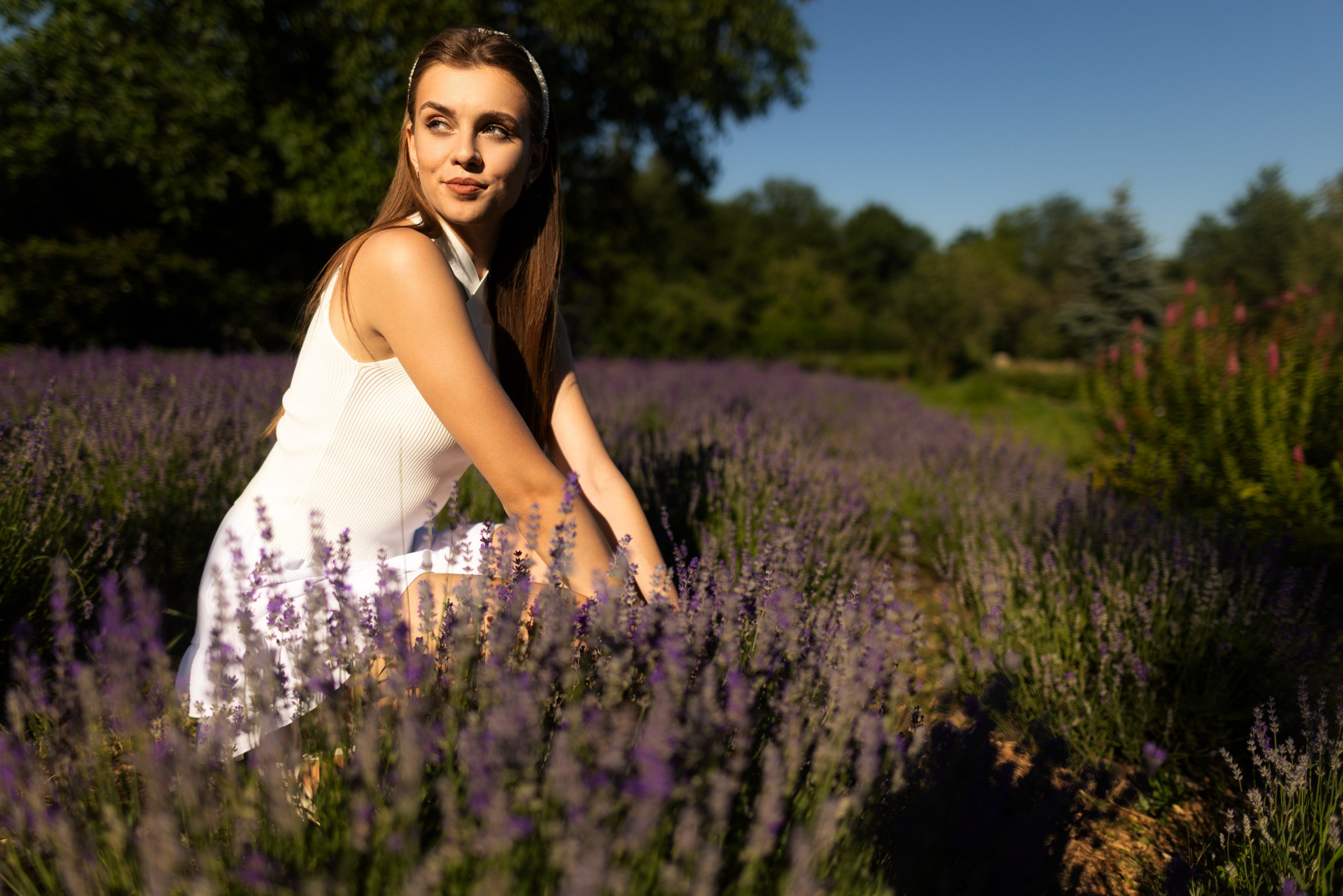 Съемка с Кариной в поле с лавандой в формате для «себя». Дмитрий Шульгин, портретный фотограф в Воронеже