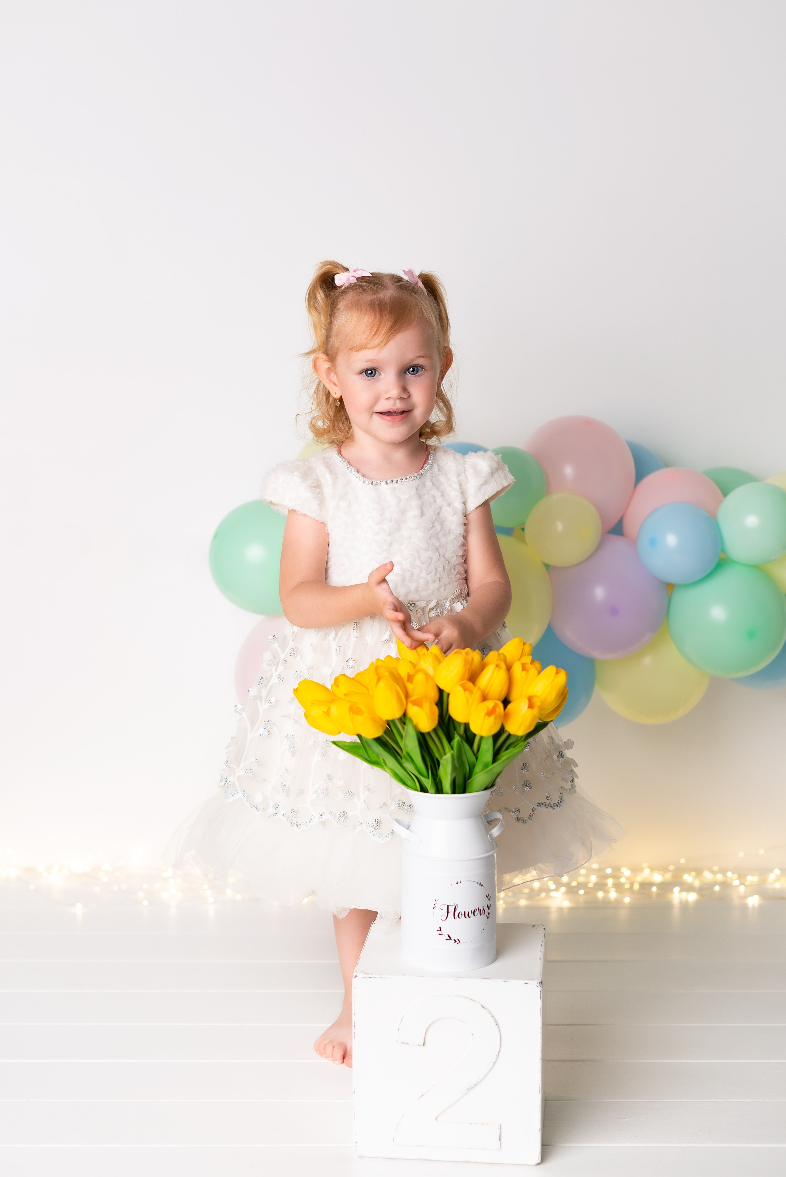 День рождения — 2 года. Детская фотостудия «Мандаринка» | Детский фотограф Краснодар