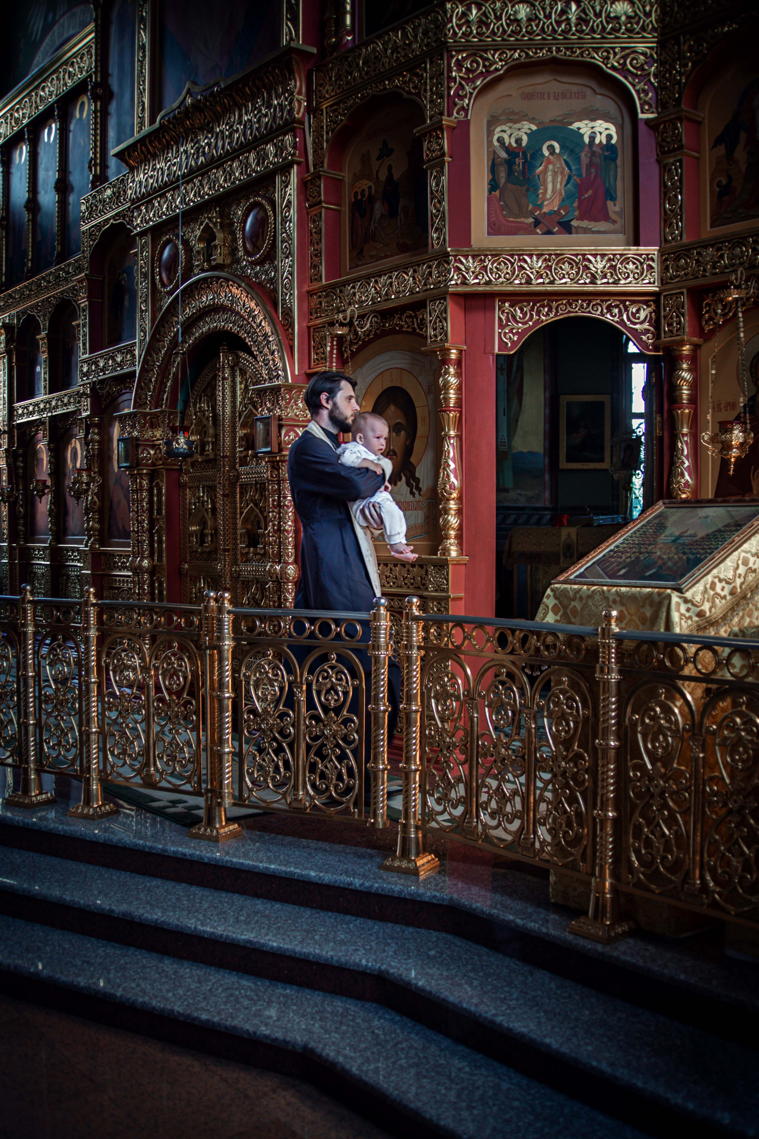 Крещение. Семейный и детский фотограф в Москве Ольга Кривенцова