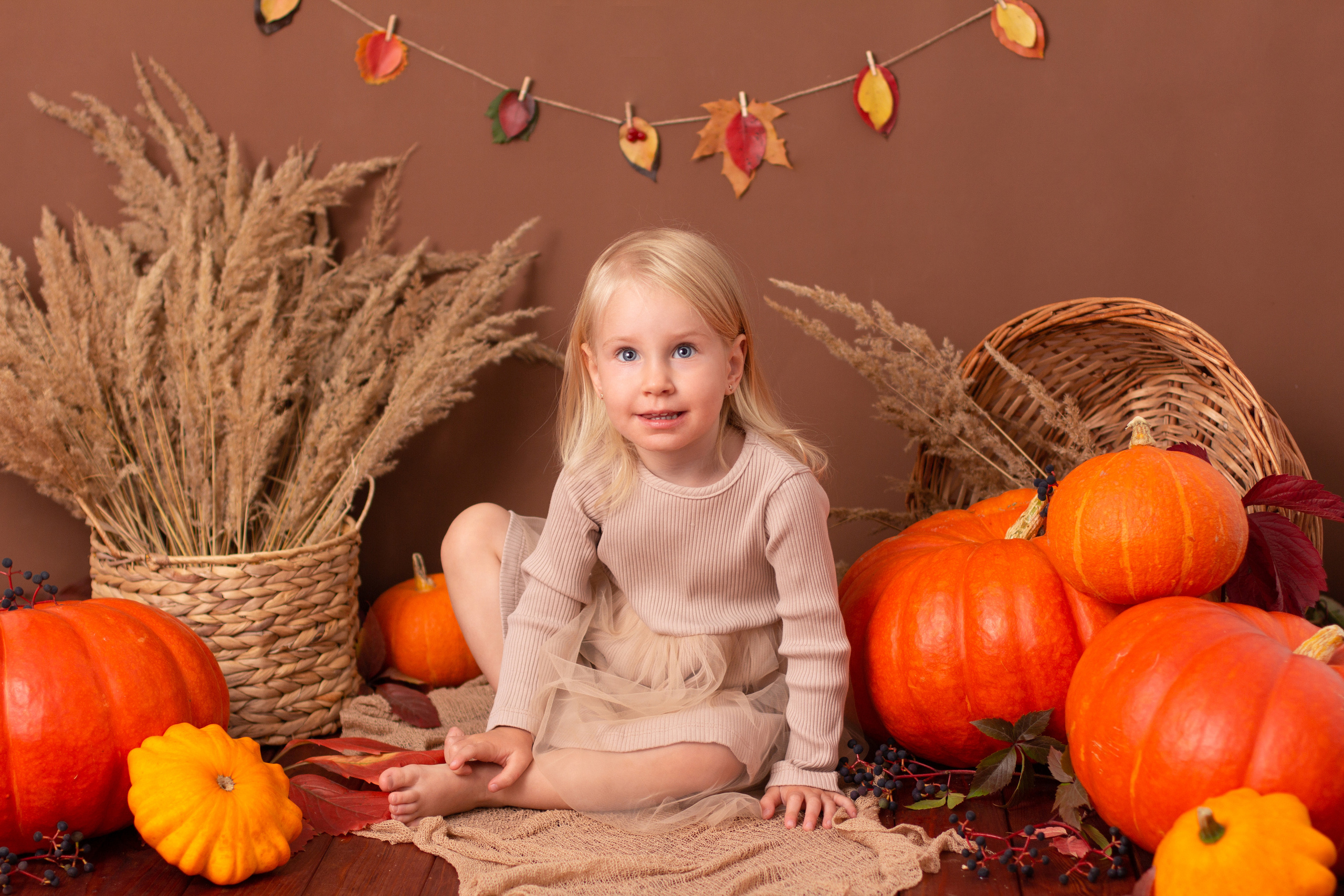 Фото-проекты (тыквенный, арбузный, весенний). Детский и семейный фотограф в Москве и МО