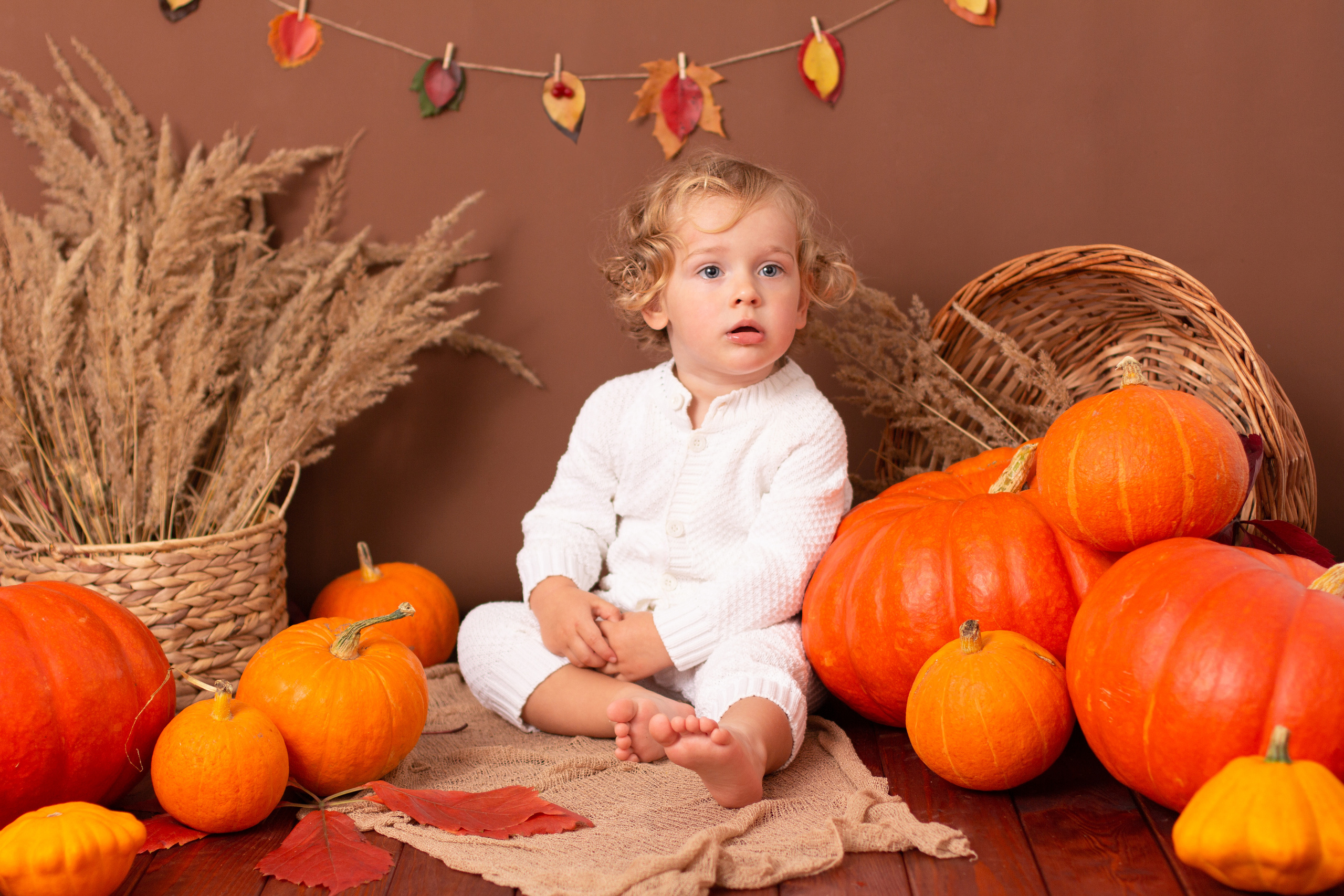 Фото-проекты (тыквенный, арбузный, весенний). Детский и семейный фотограф в Москве и МО