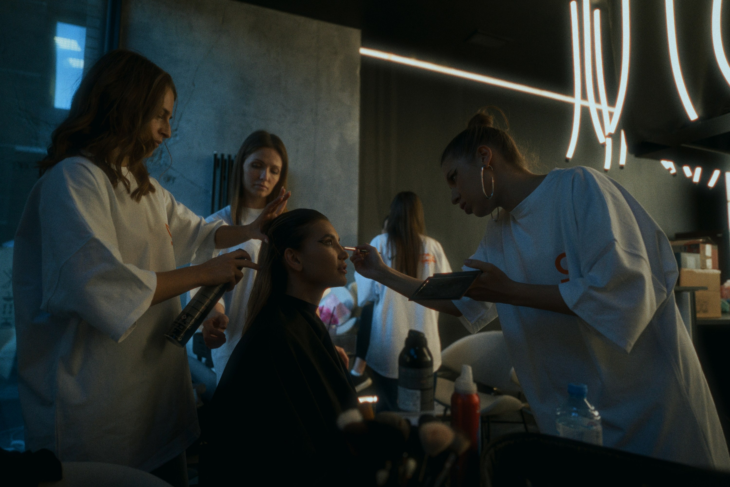 Vomi (backstage). Фотограф Юрин Евгений