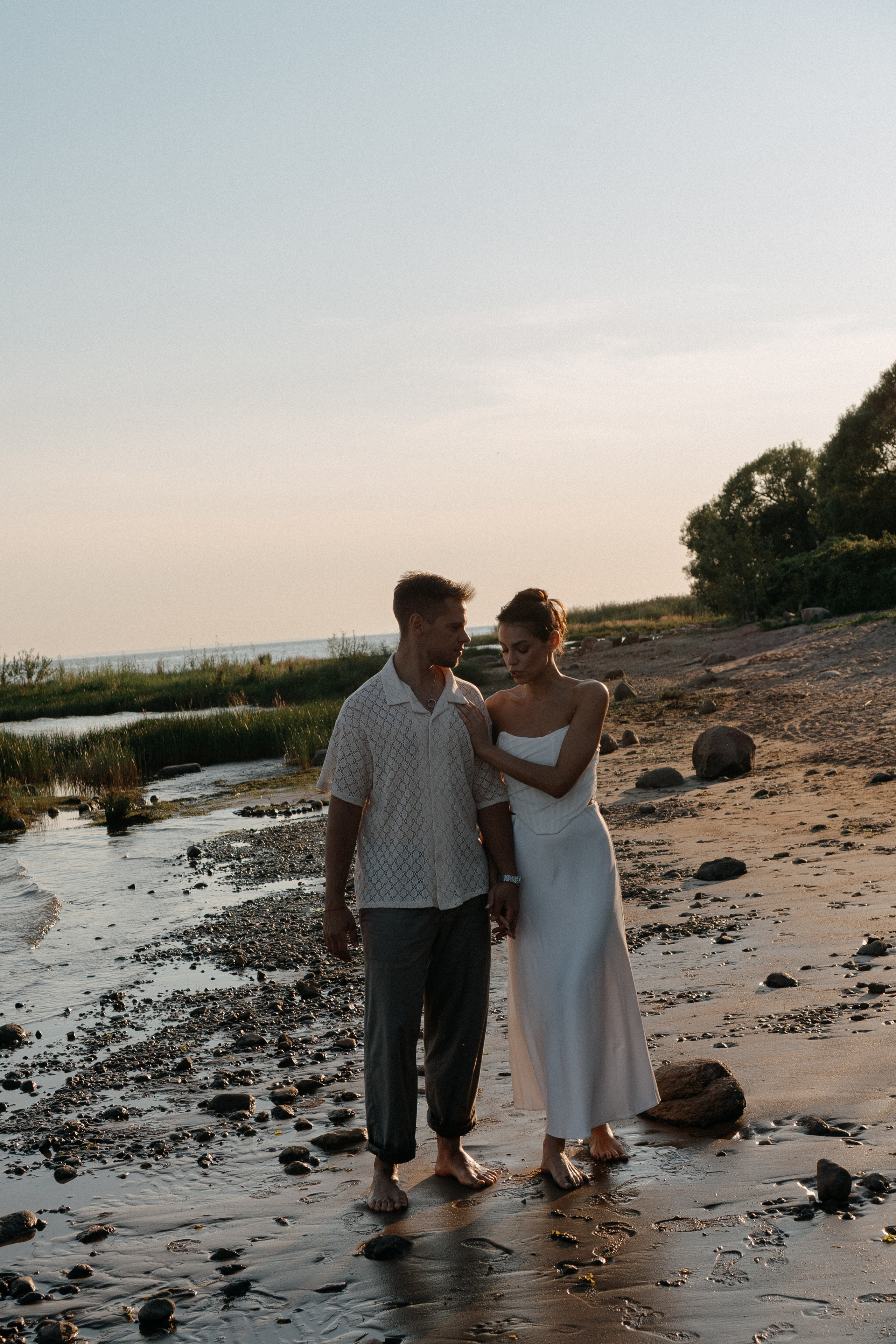 СВАДЕБНАЯ ФОТОСЕССИЯ ВЫЕЗДНОЙ ЦЕРЕМОНИИ (ФИНСКИЙ ЗАЛИВ). Профессиональный фотограф, Санкт-Петербург — Виктория Богомолова