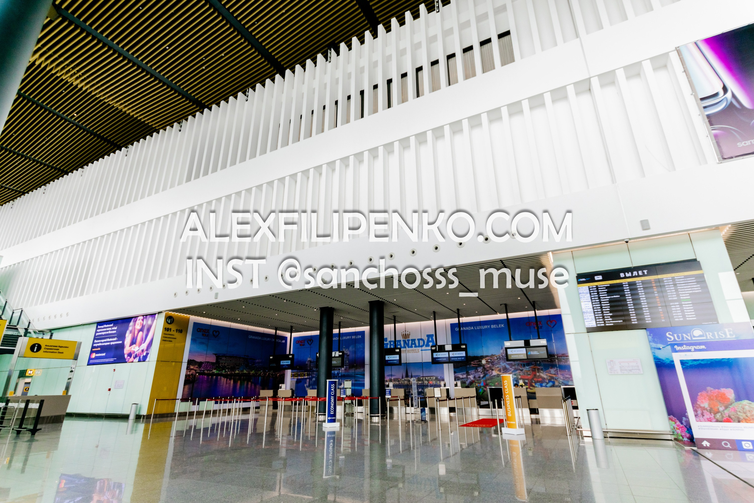 Фотосъемка для рекламного оператора MYD Production в Аэропорту Астаны. Фотограф интерьера недвижимости и архитектуры в Астане