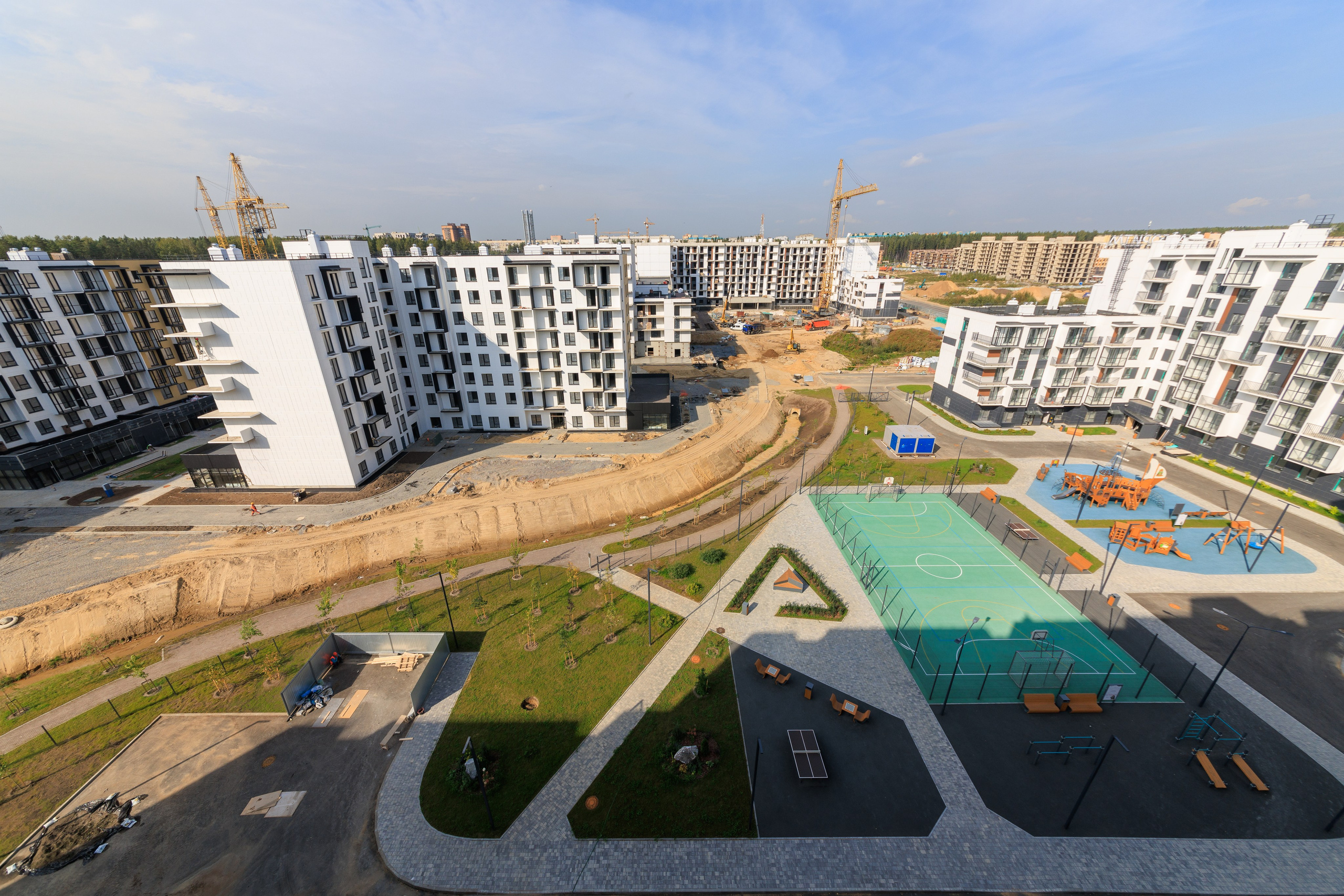 Архитектурная и репортажная фотосъёмка для застройщика