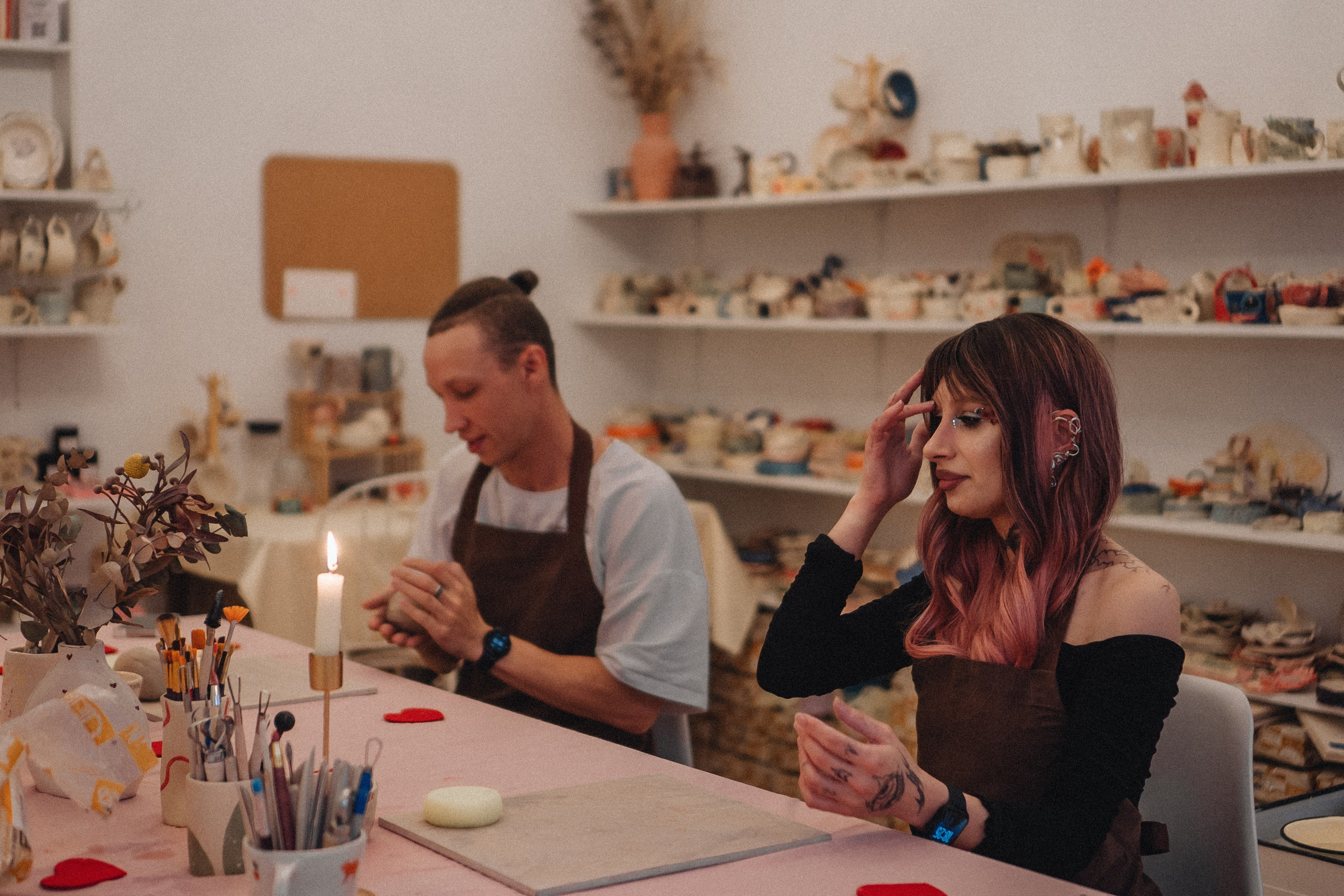 СВИДАНИЕ В ГОНЧАРНОЙ МАСТЕРСКОЙ. Профессиональный фотограф, Санкт-Петербург — Виктория Богомолова